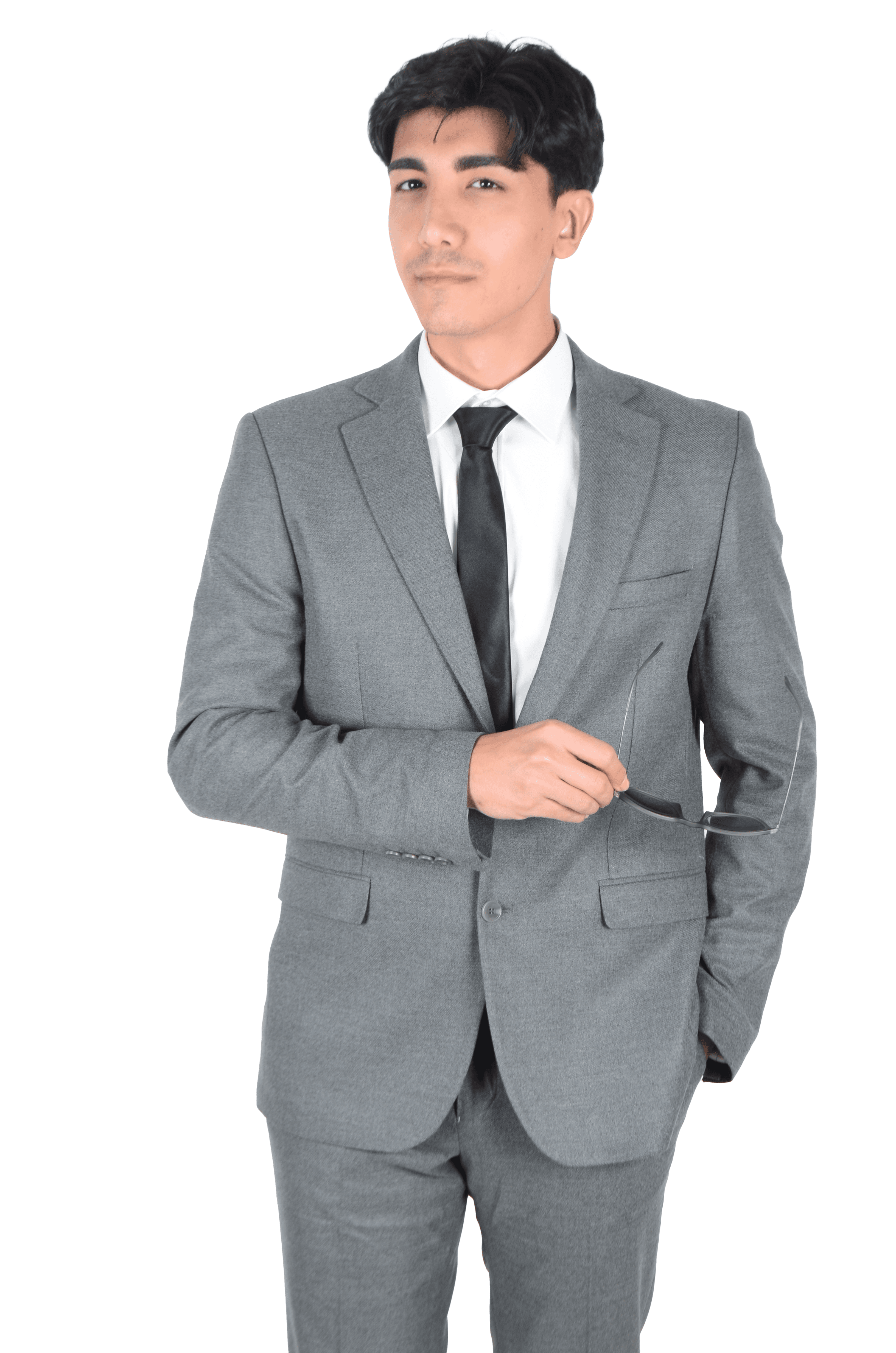 Erkek Flanel Mono Yaka Takım Elbise