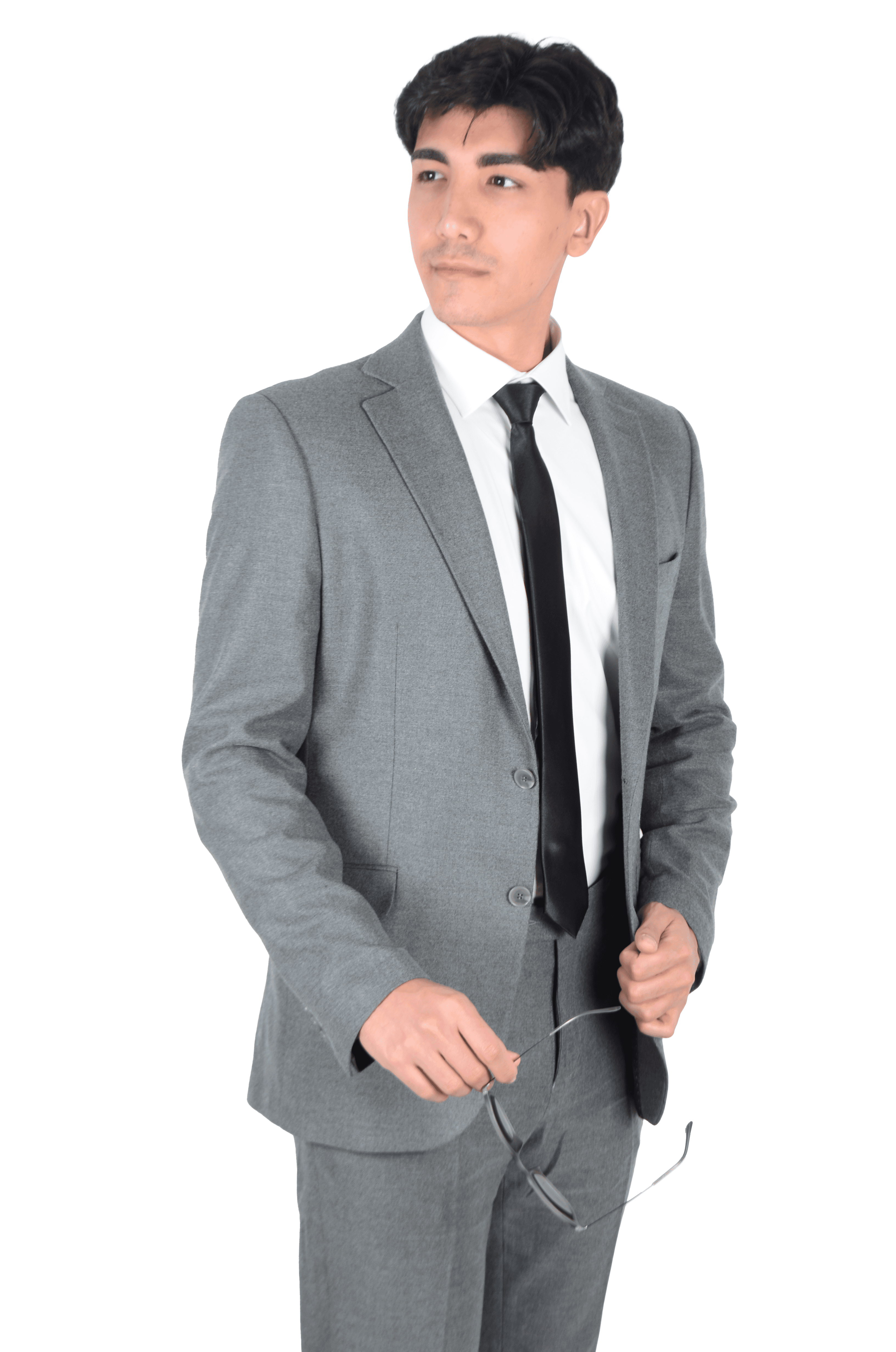 Erkek Flanel Mono Yaka Takım Elbise