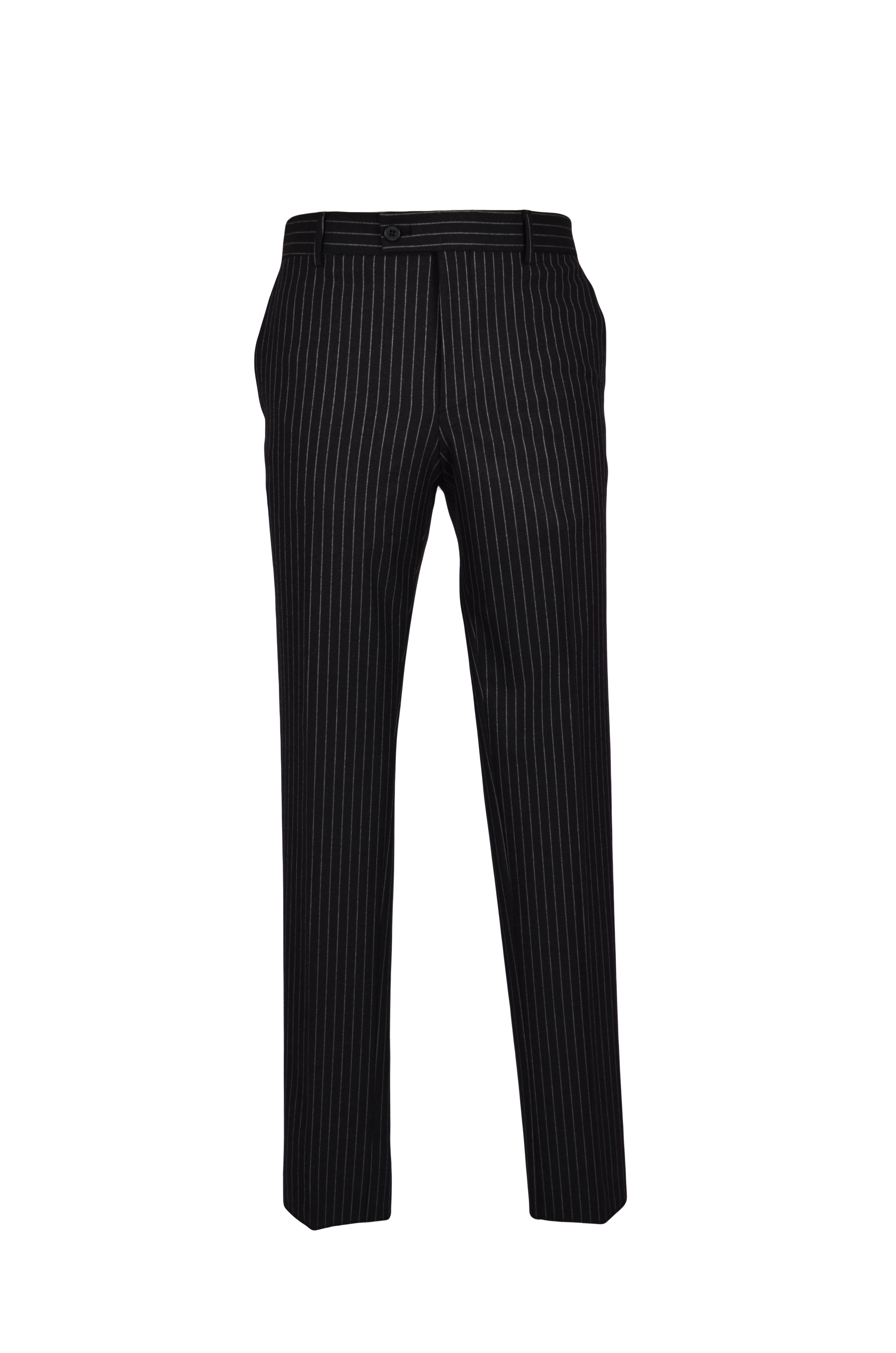 Kalın Çizgi Kumaş Pantolon Slim