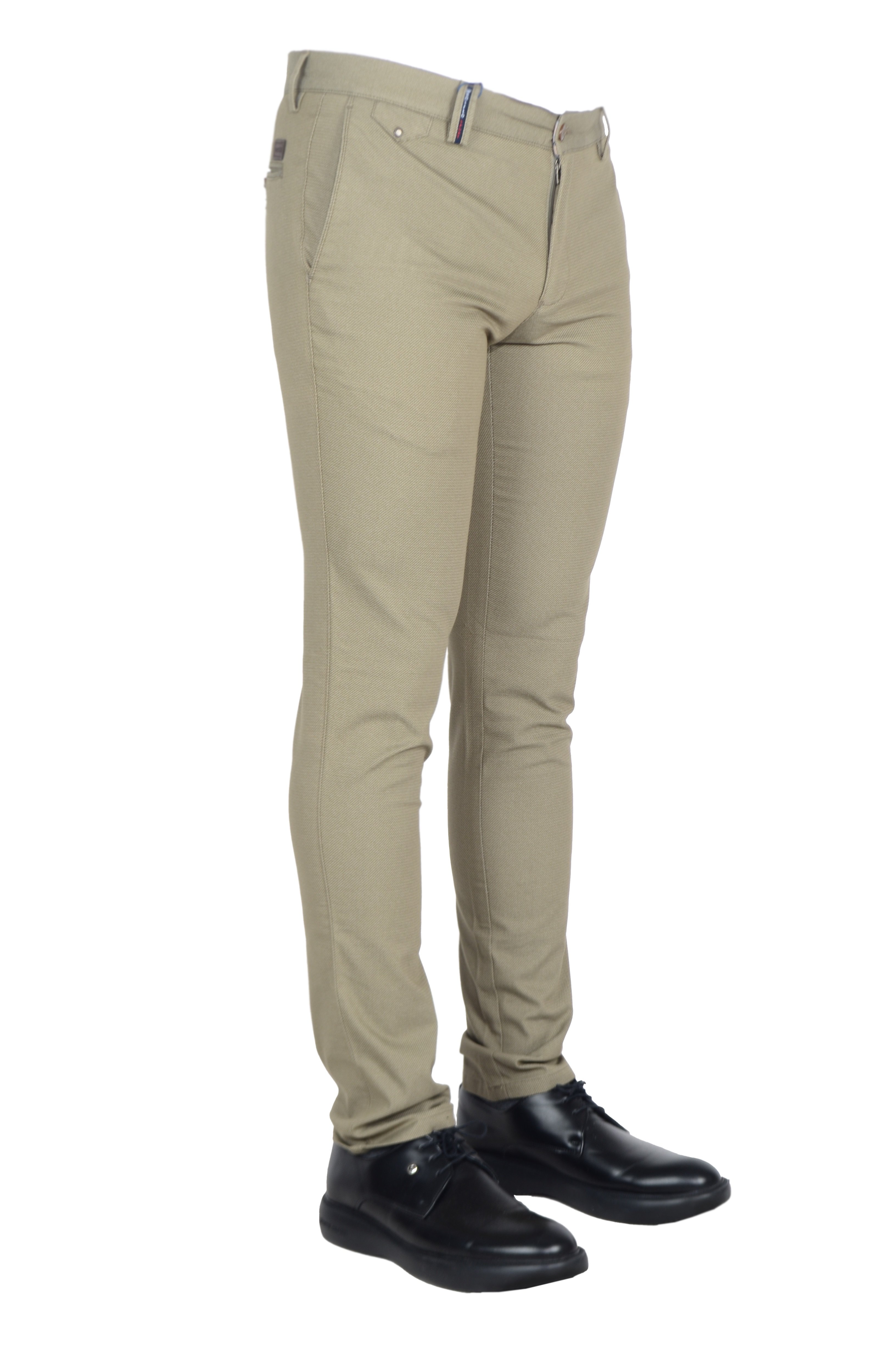 Kendinden Desenli Slim Fit Pamuklu Erkek Pantolon SF014/15