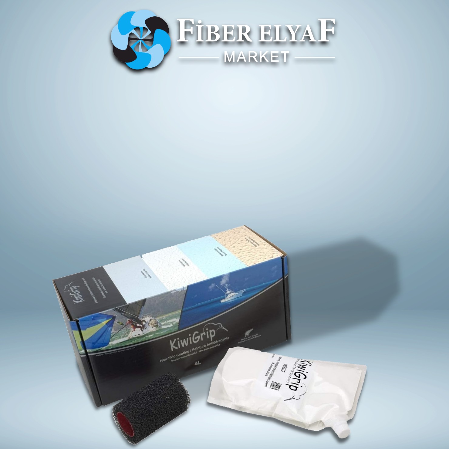 KiwiGrip Kaydırmaz Boya ve Rolosu