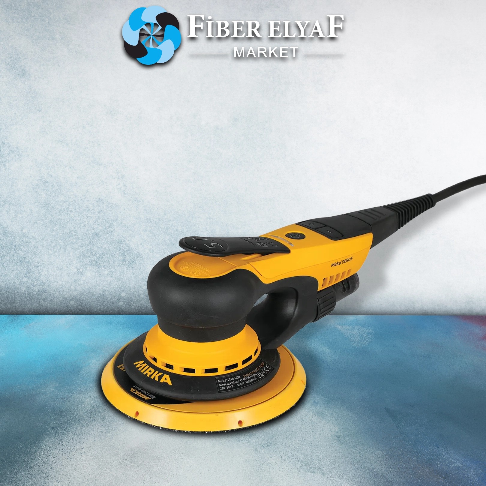 Mirka Deros 650CV 150 mm Orbit 5,0 Zımpara Makinesi