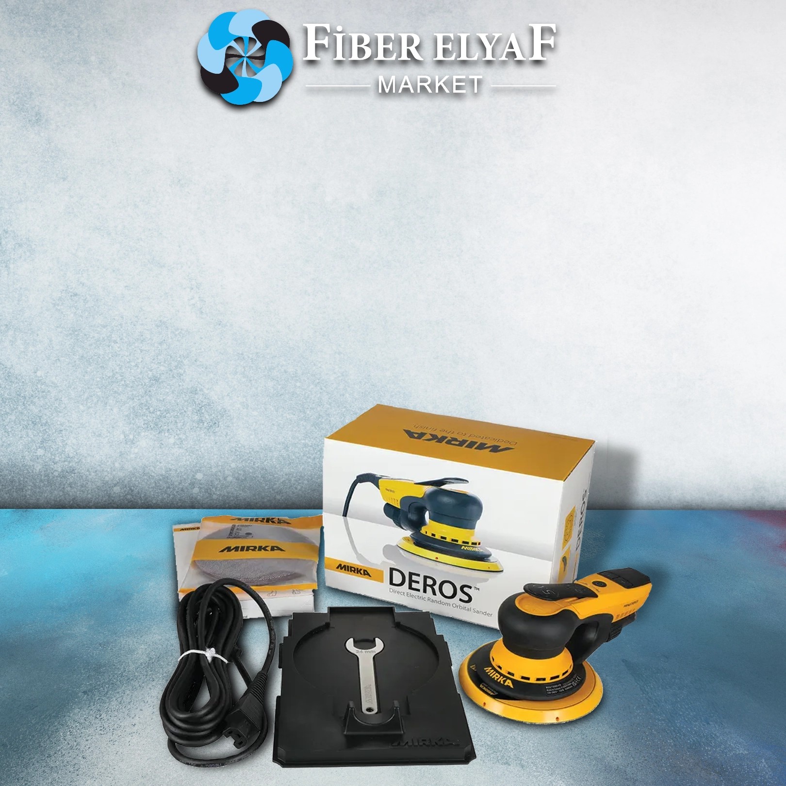Mirka Deros 650CV 150 mm Orbit 5,0 Zımpara Makinesi