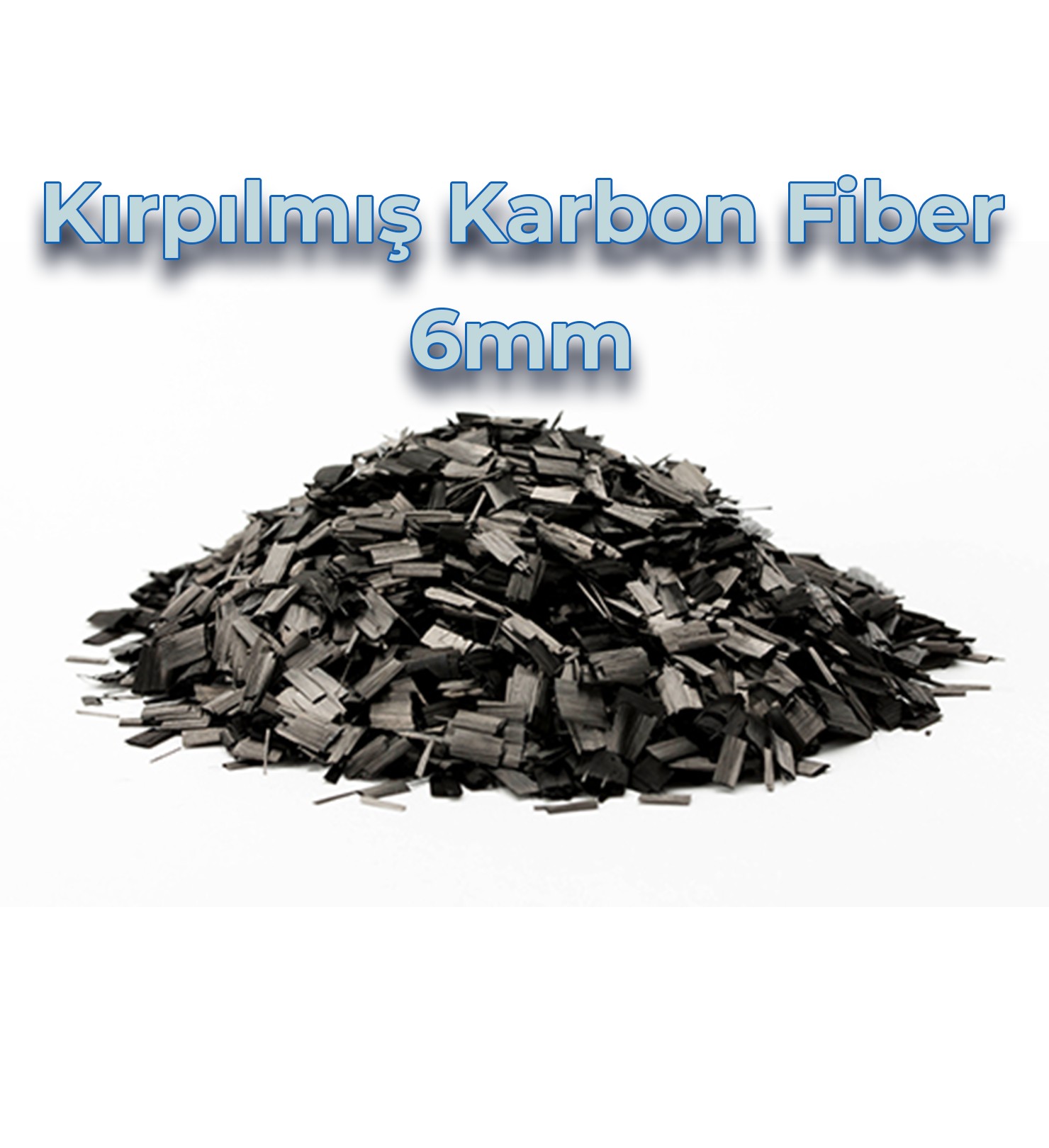 Kırpılmış Karbon Fiber 6 mm