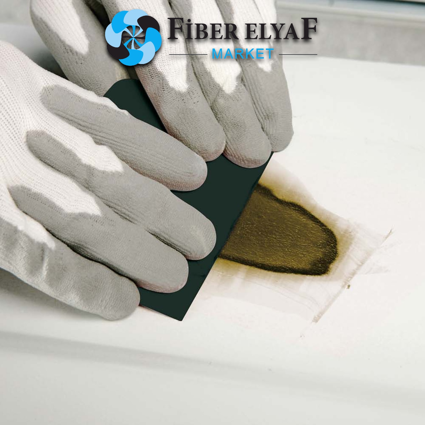 Fiber Elyaf Market Yüzey Tamir Kiti 1 Kg