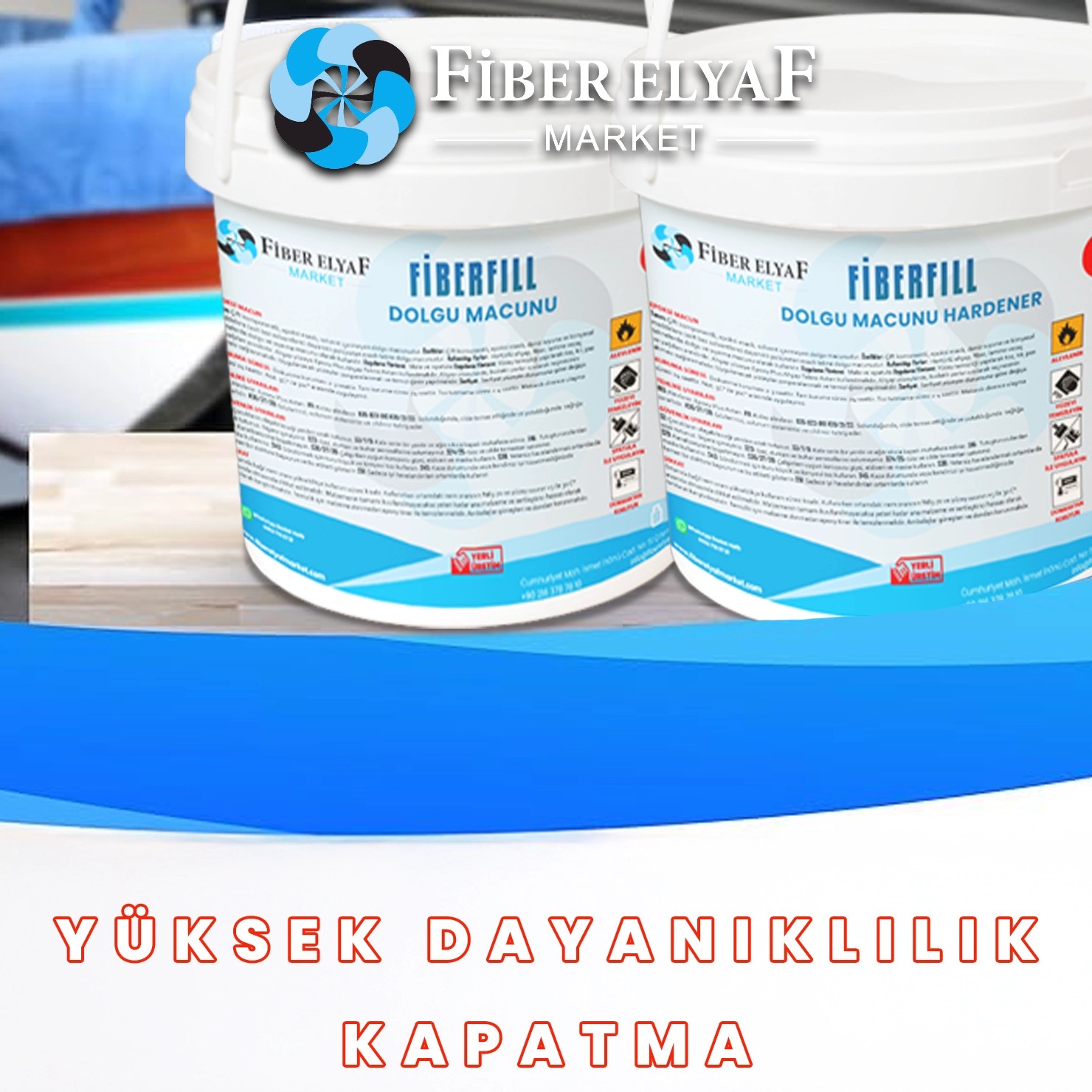 FiberFill Epoksi Dolgu Macunu Seti