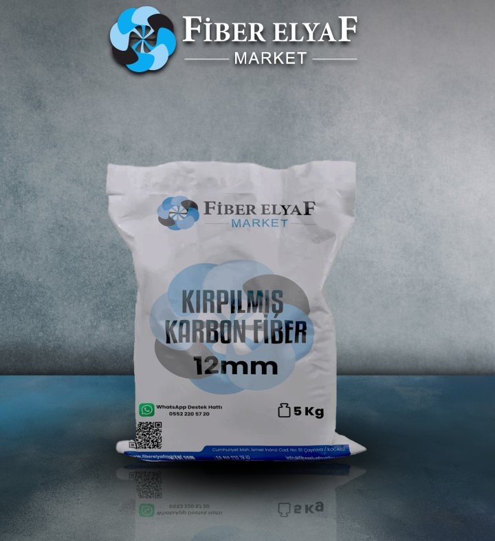 Kırpılmış Karbon Fiber 12 mm