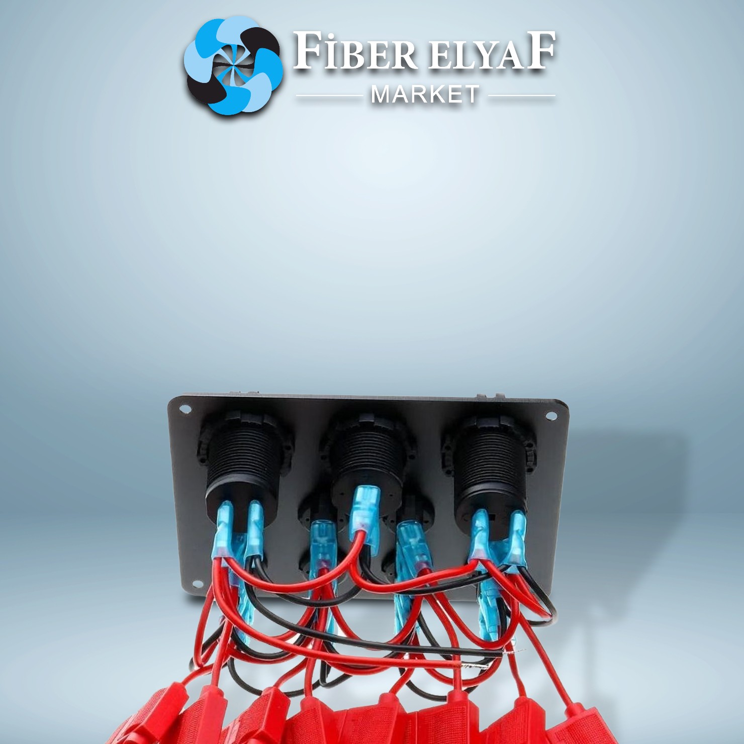 BFY 8'li Switch Panel Işıklı Şarj-Volt-USB