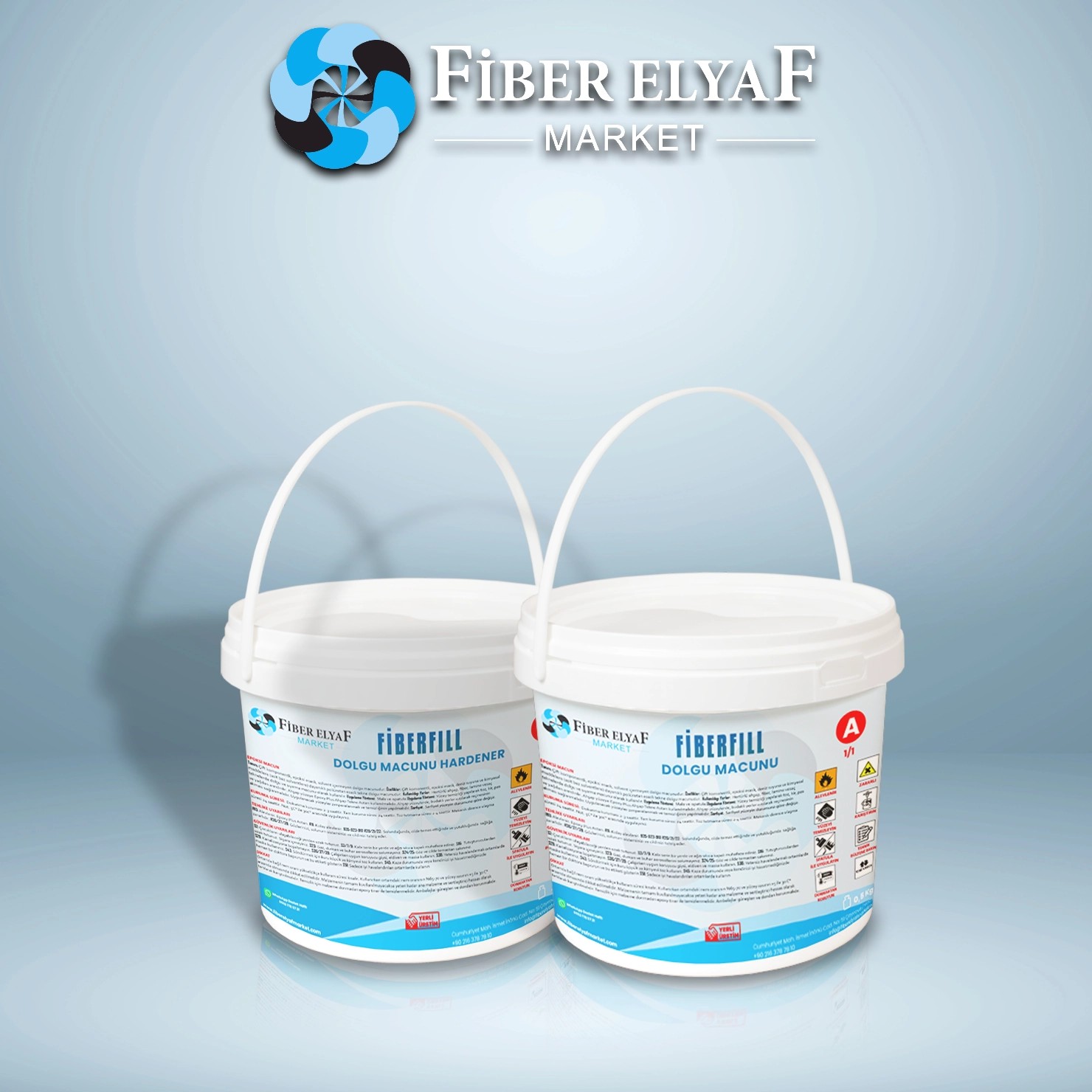 FiberFill Epoksi Dolgu Macunu Seti
