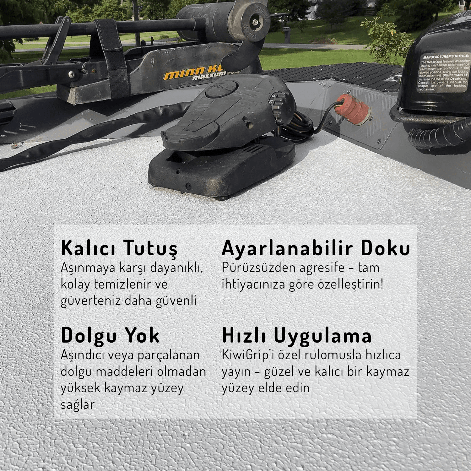 KiwiGrip Kaydırmaz Boya ve Rolosu