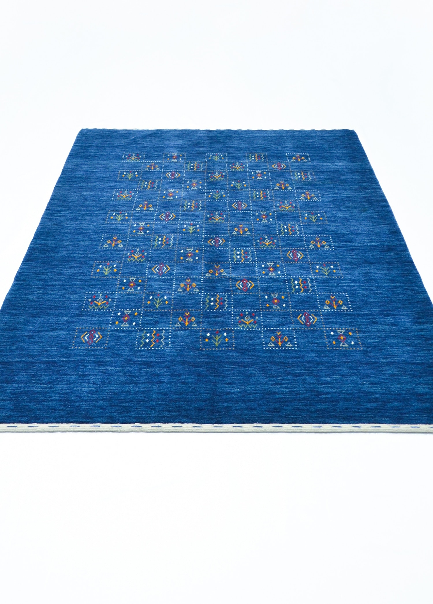 Lori Lacivert Renk Modern El Dokuma Halısı 140x200 cm (2.8 m²)