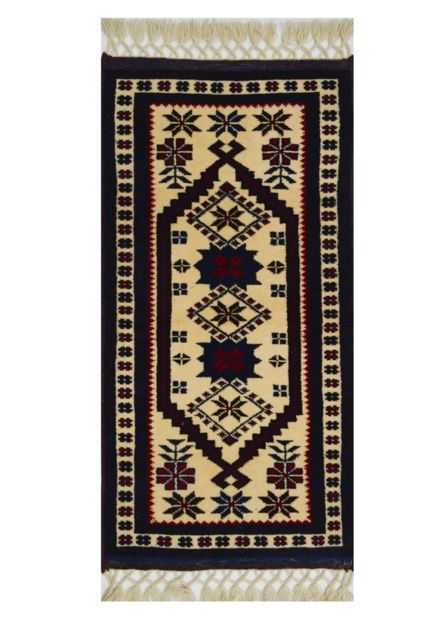 El Dokuma Geleneksel Yağcıbedir Halısı 57x121 cm (0.69 m²)