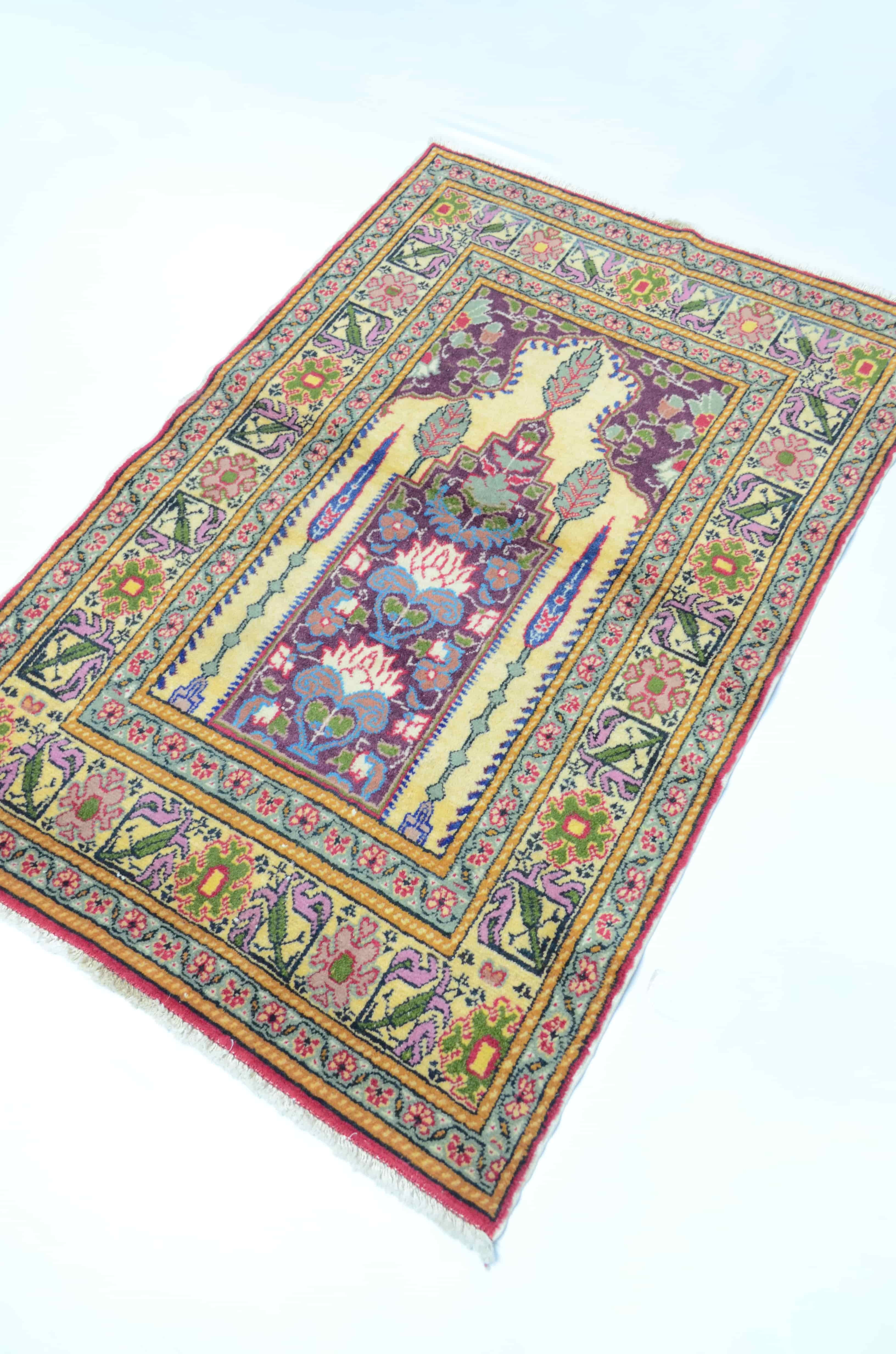 El Dokuma Kayseri Mihraplı Halı 83x126 cm (1.05 m²)