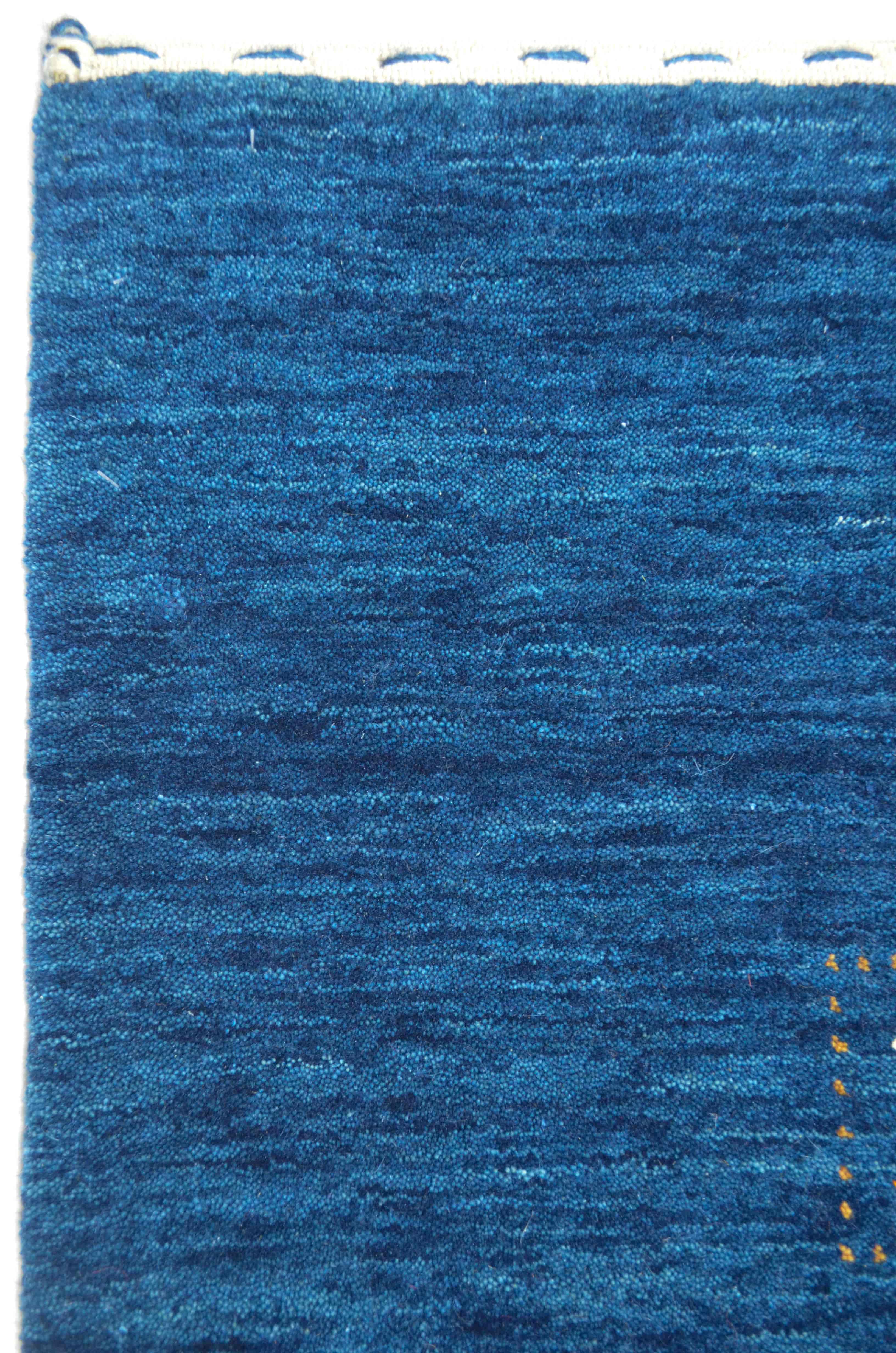 Lori Lacivert Renk Modern El Dokuma Halısı 140x200 cm (2.8 m²)