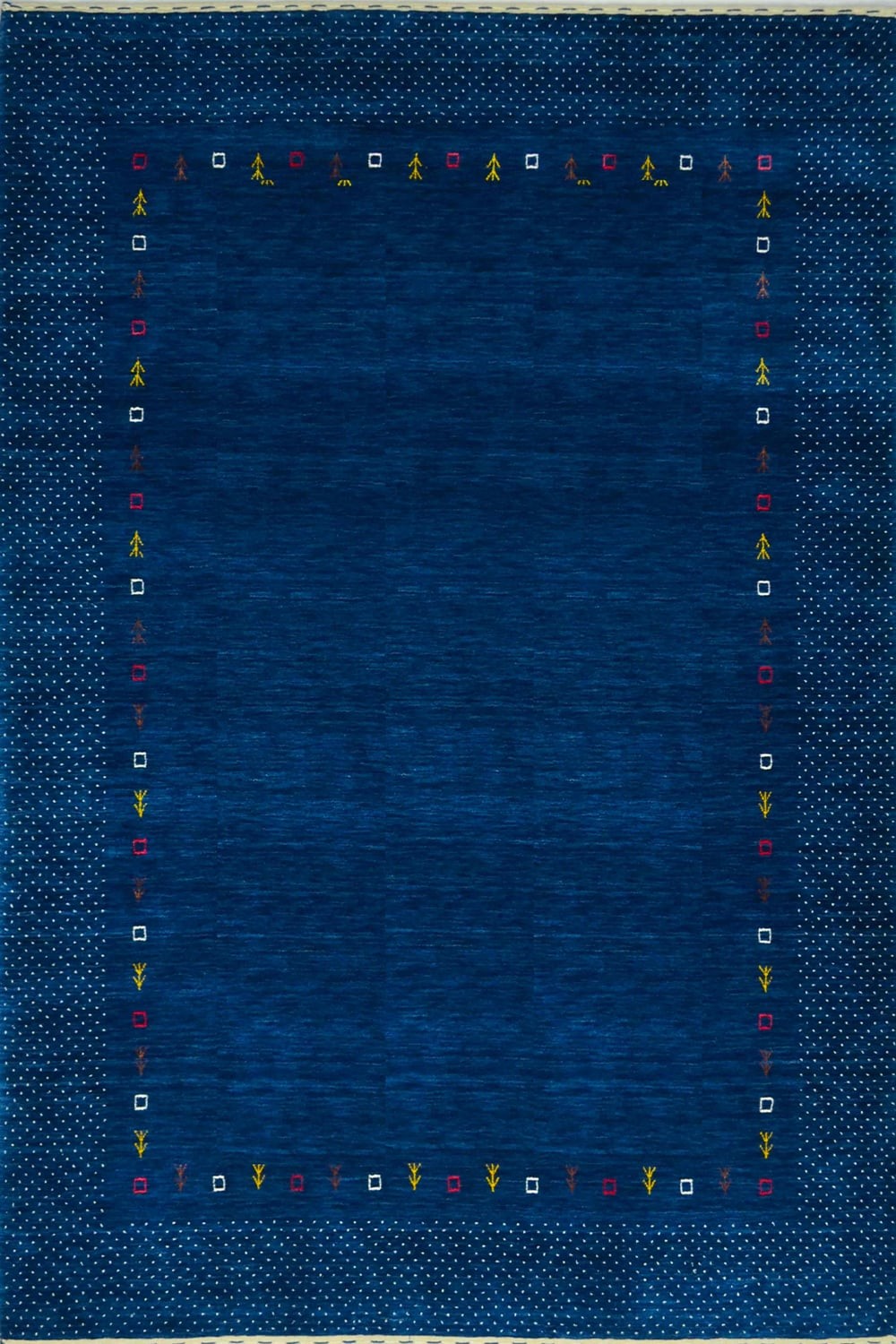 Lori Lacivert Renk Modern El Dokuma Halısı (120x180 cm)