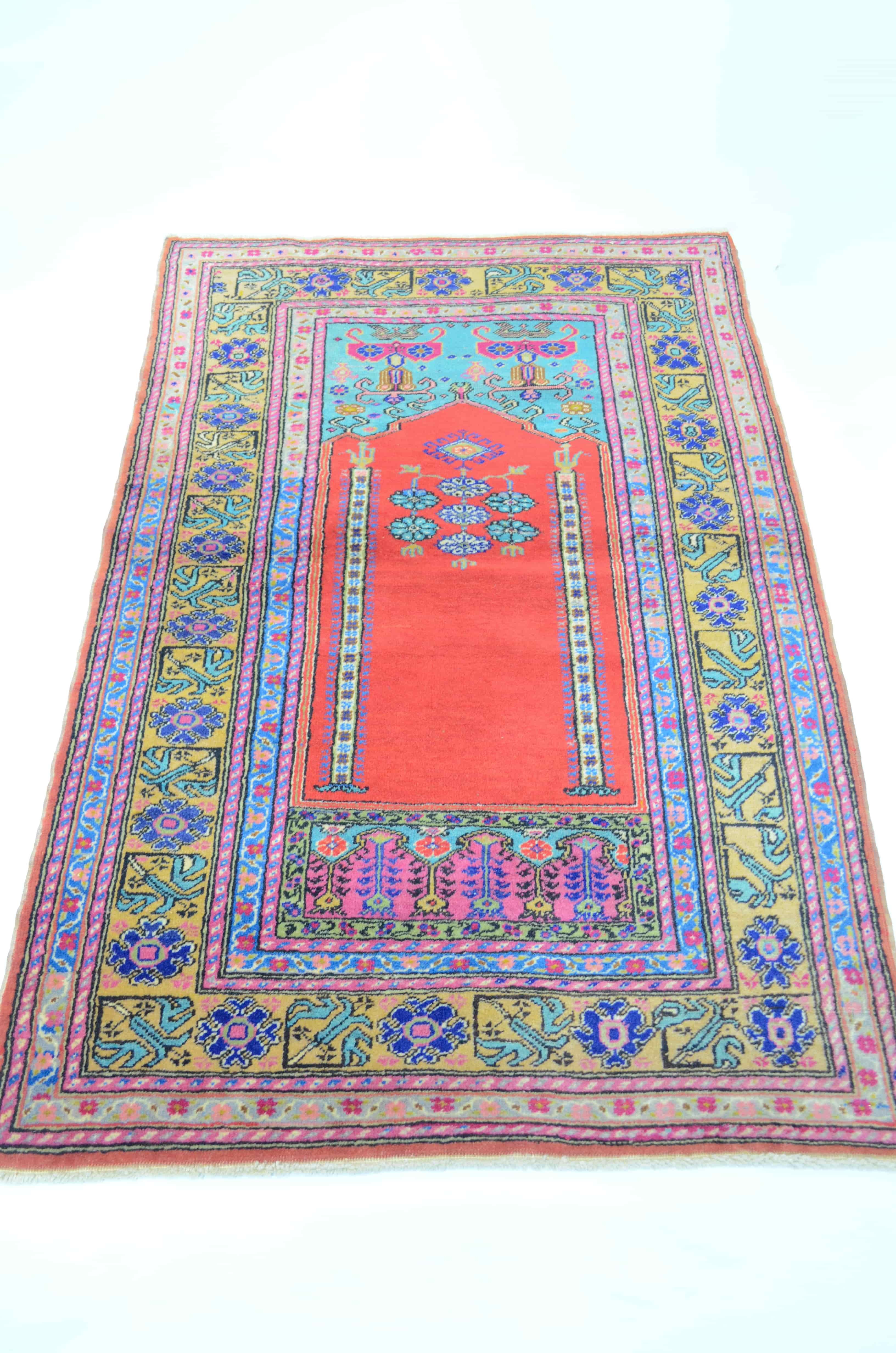El Dokuma Kayseri Mihraplı Halı 87x127 cm (1.05 m²)