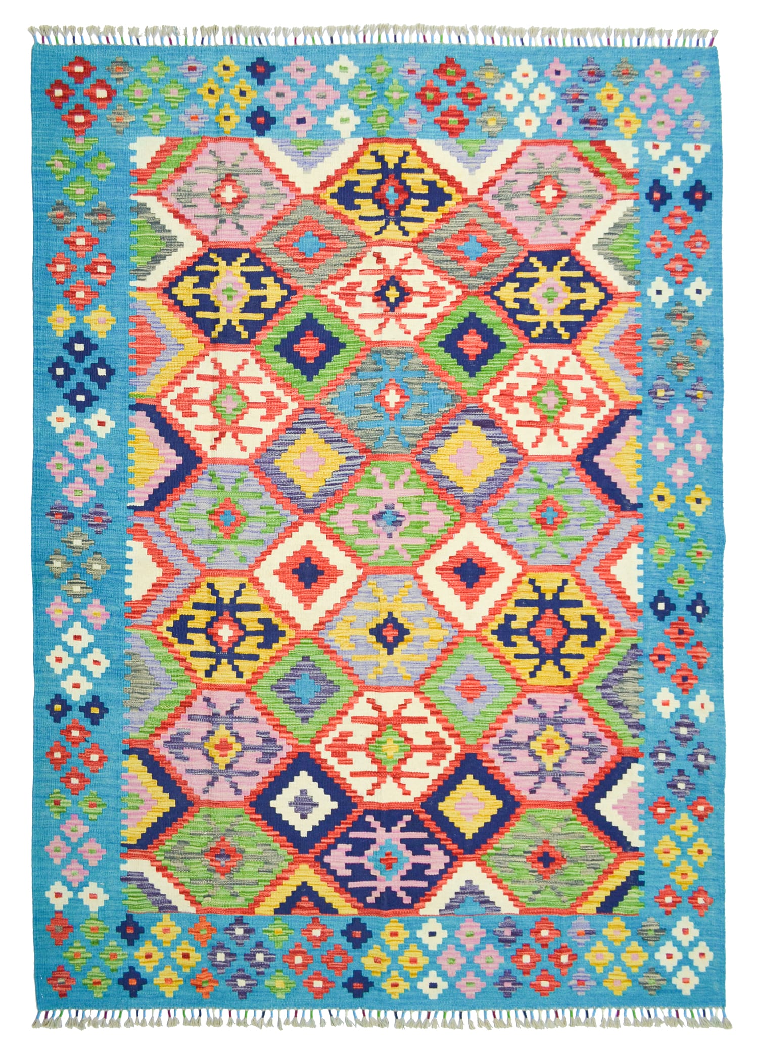 El Dokuma Afgan Kilim 168x237 cm (3.98 m²)