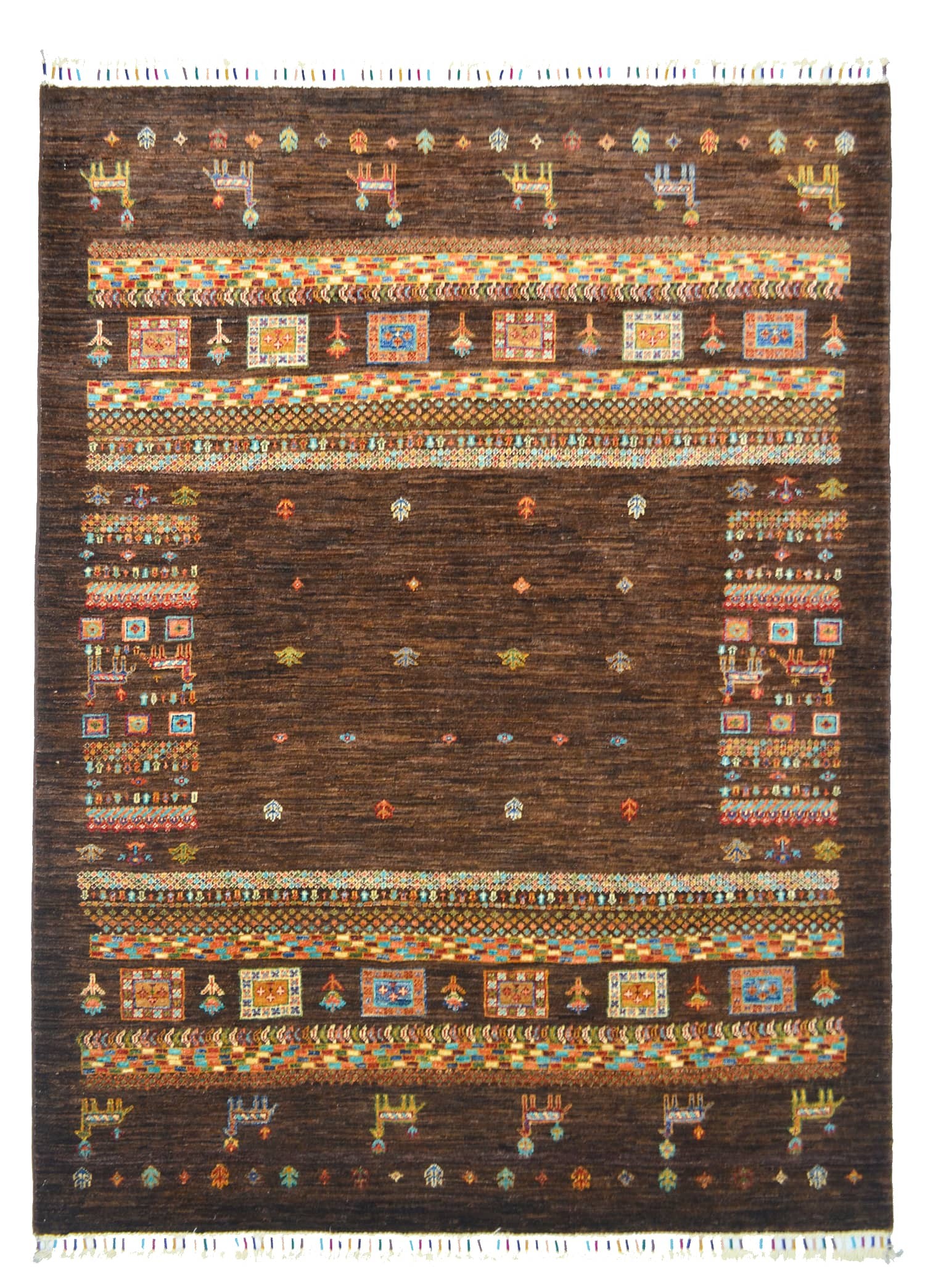 Afgan Gabbe El Dokuma Halısı 153x197 cm (3.01 m²)