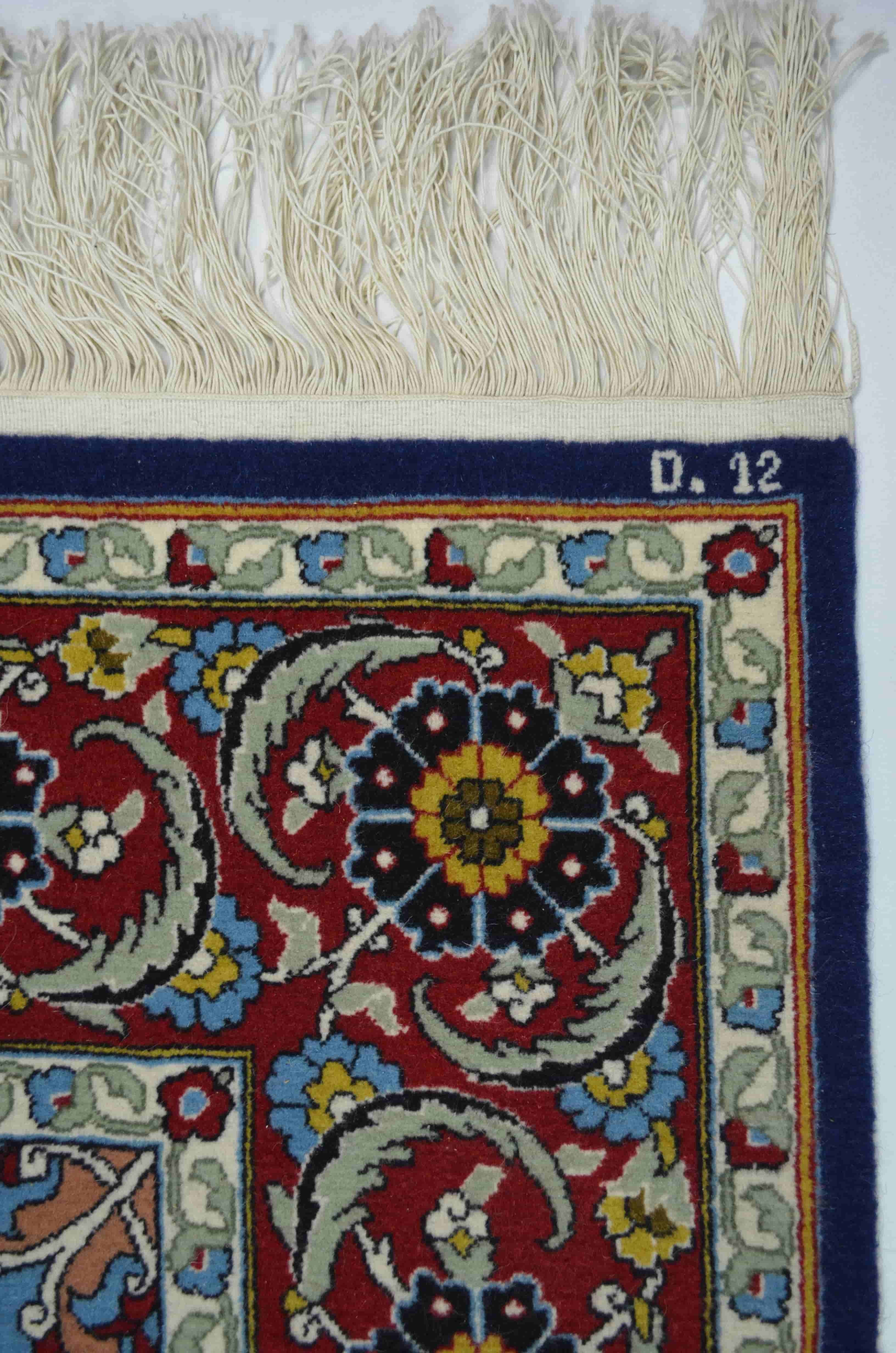 Mihraplı ve Kuş Desenli El Dokuma Hereke Halısı 120x196 cm (2.35 m²)