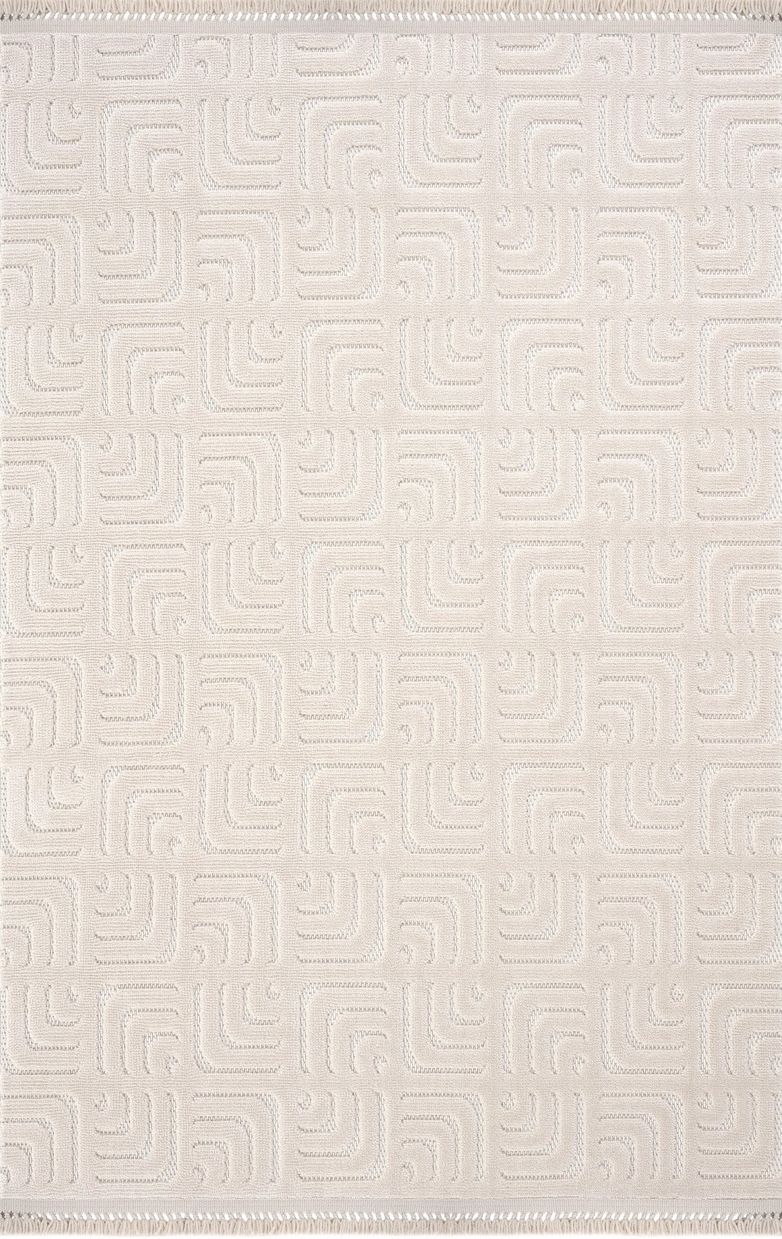 Prag 9212 Modern Desen ve Yumuşak Dokulu Pastel Renk Halı