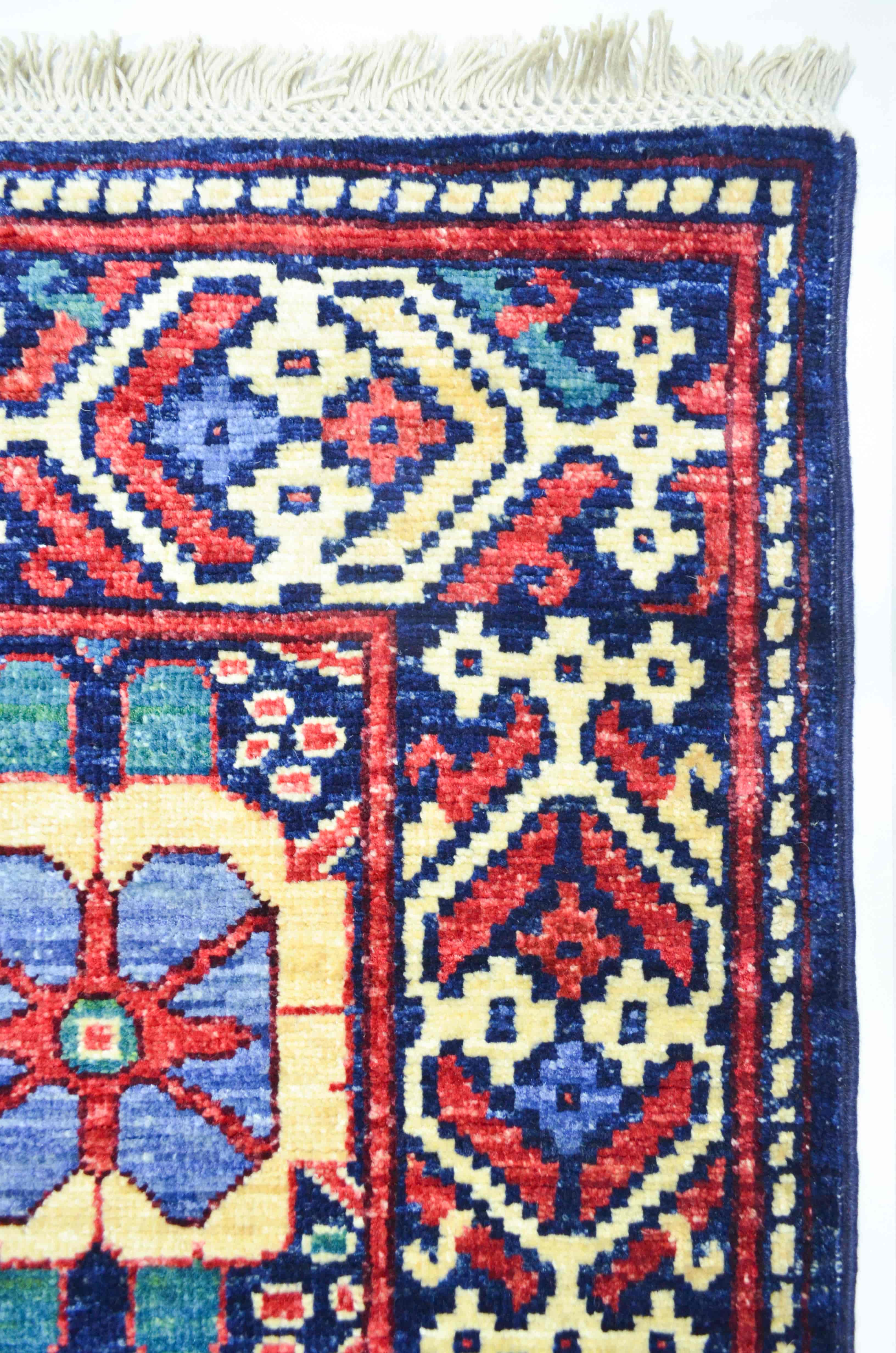 Yünden El Dokuma Afgan Halısı 100x150 cm (1.5 m²)