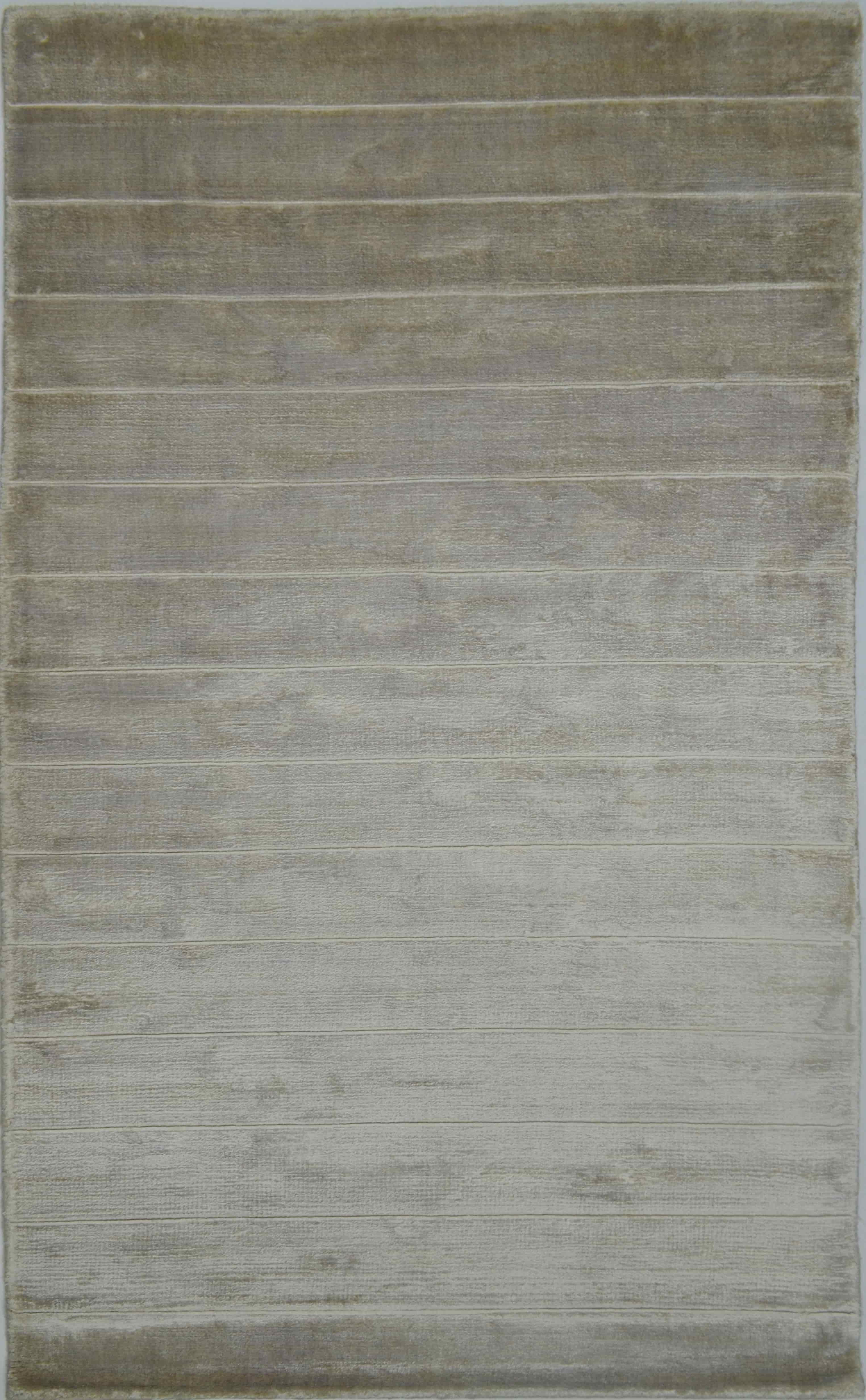 Nüans Gümüş Renk İpek Görünümlü Viskoz Modern El Dokuma Halı 80x150 cm (1.2 m²)