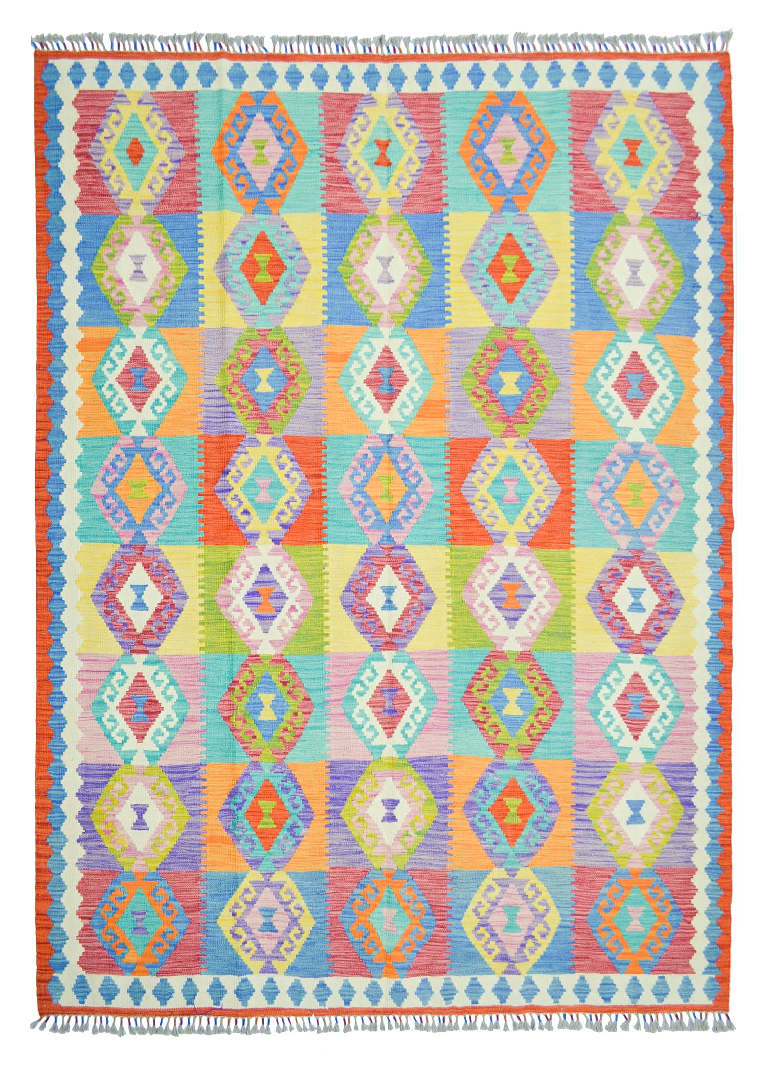El Dokuma Afgan Kilim 177x239 cm (4.23 m²)