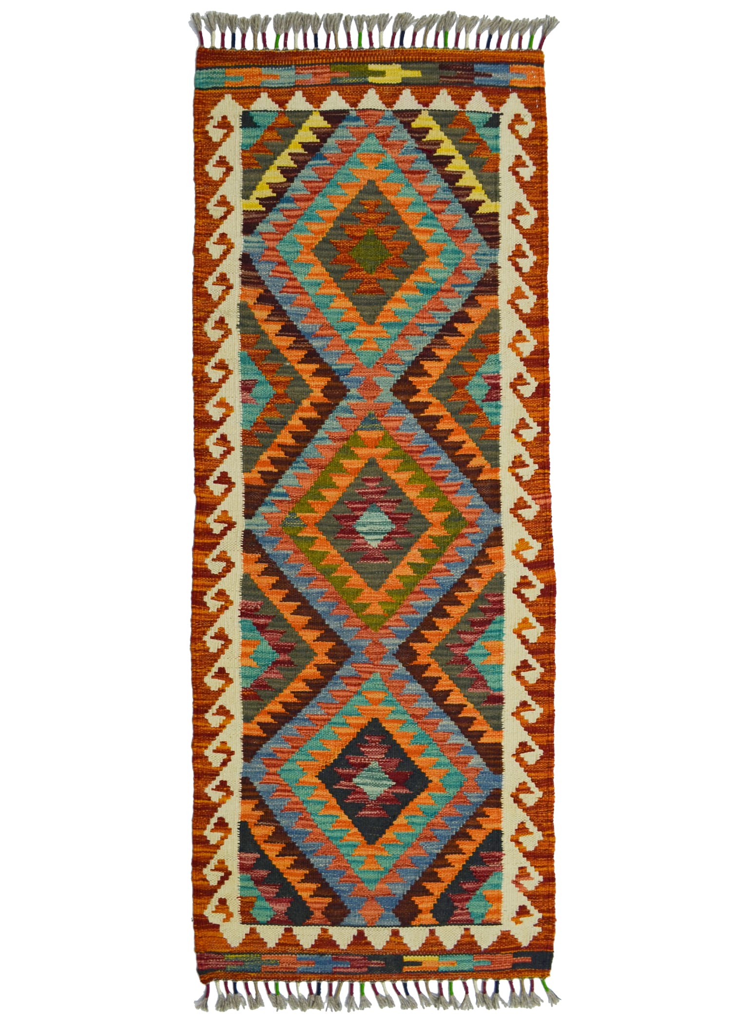 El Dokuma Afgan Kilim Yolluk 50x140 cm (0.70 m²)