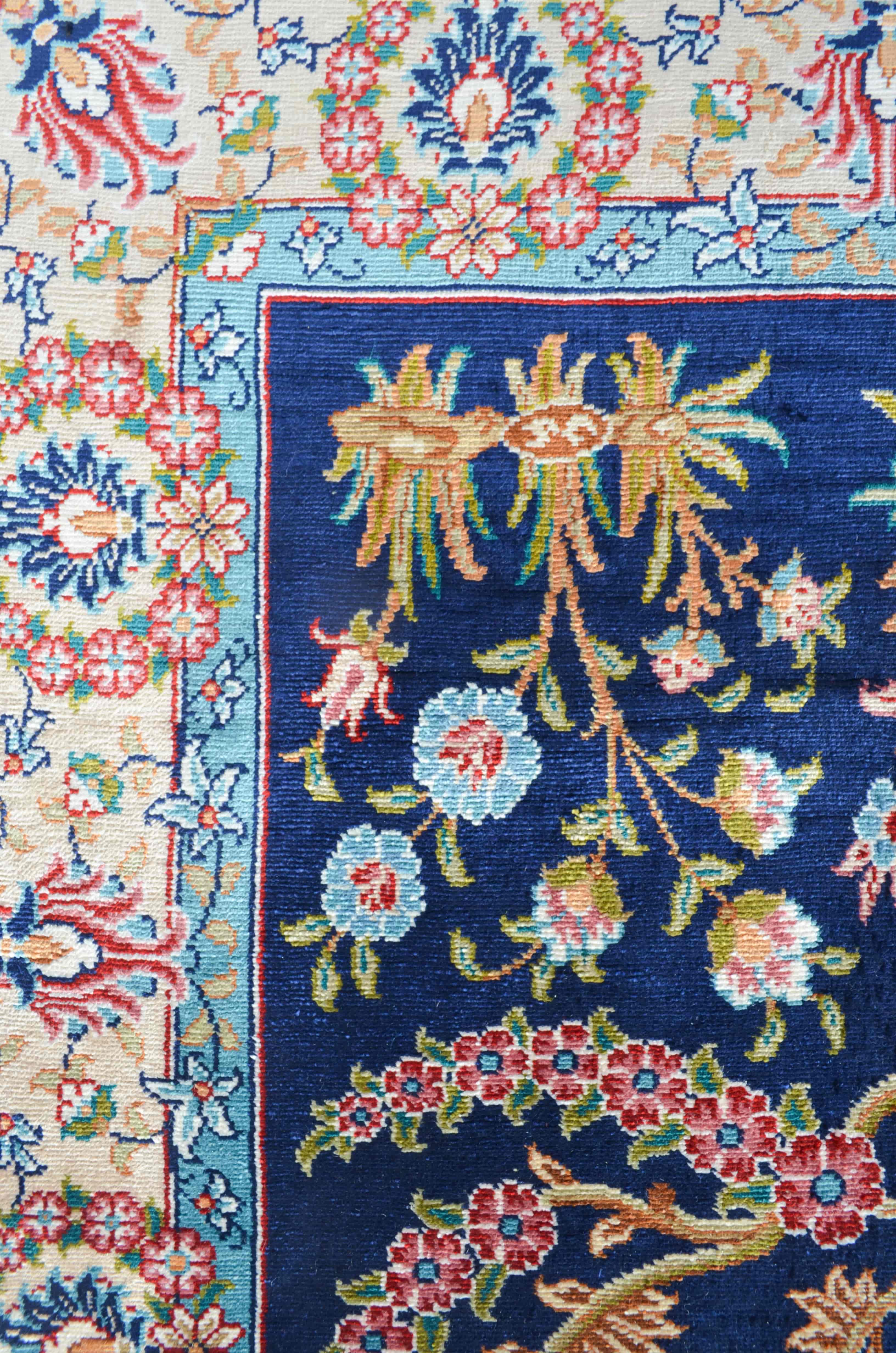 Gamlı Sonbahar Saf İpek El Dokuma Duvar Halısı (33x50 cm)