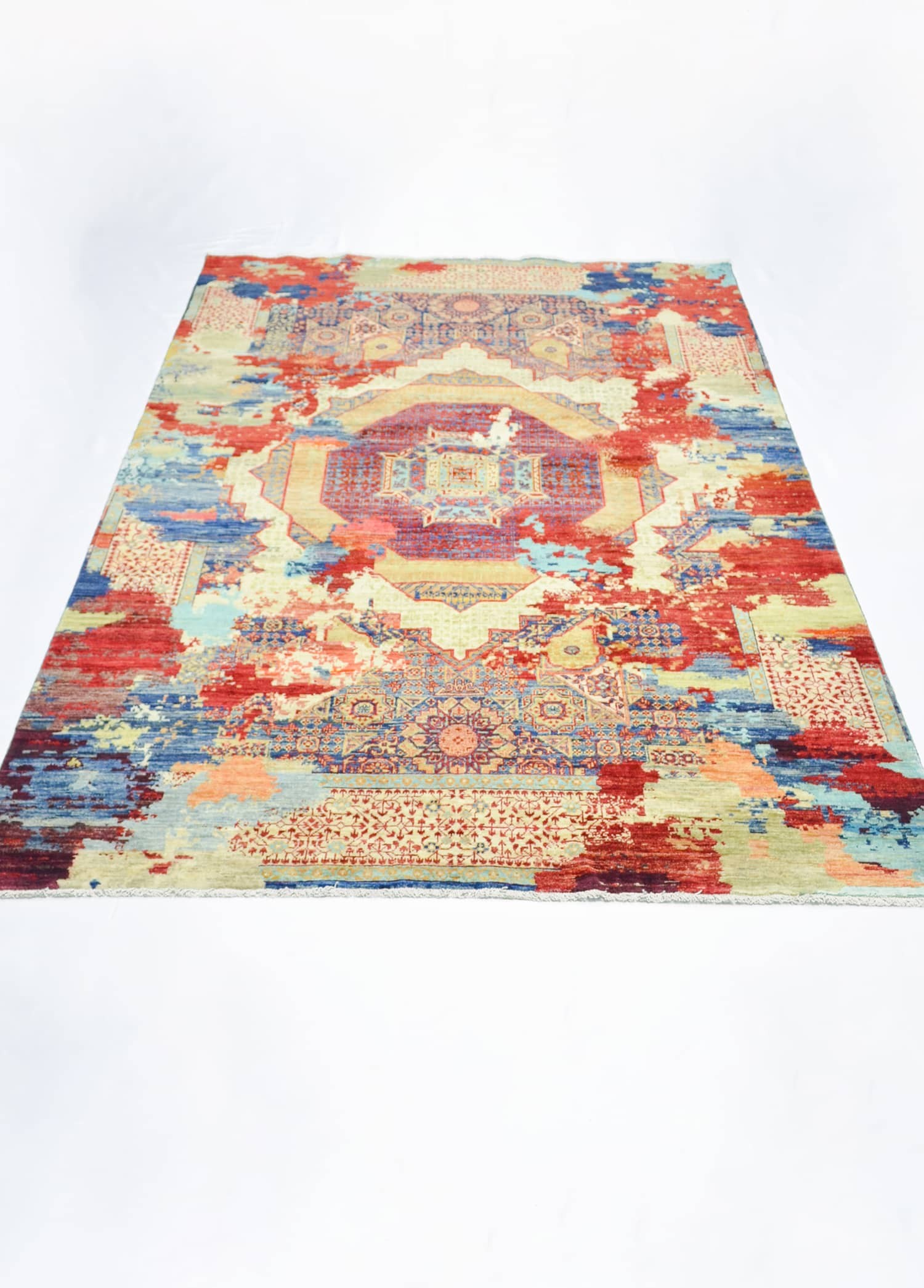 Modern Afgan Memlük El Dokuma Halısı 180x270 cm (4.86 m²)