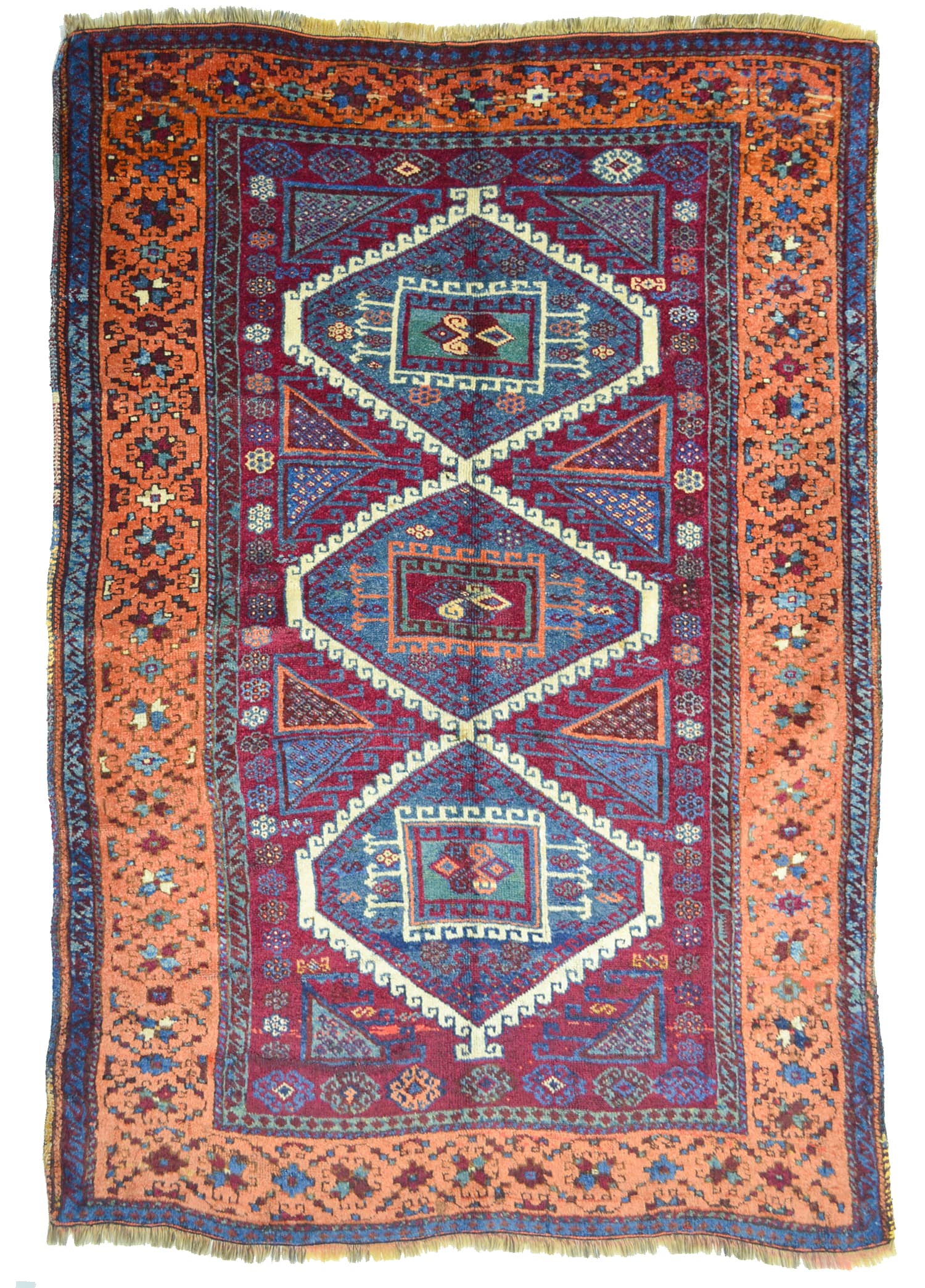 Antika Gaziantep El Dokuma Halısı 121x170 cm (2.05 m²)