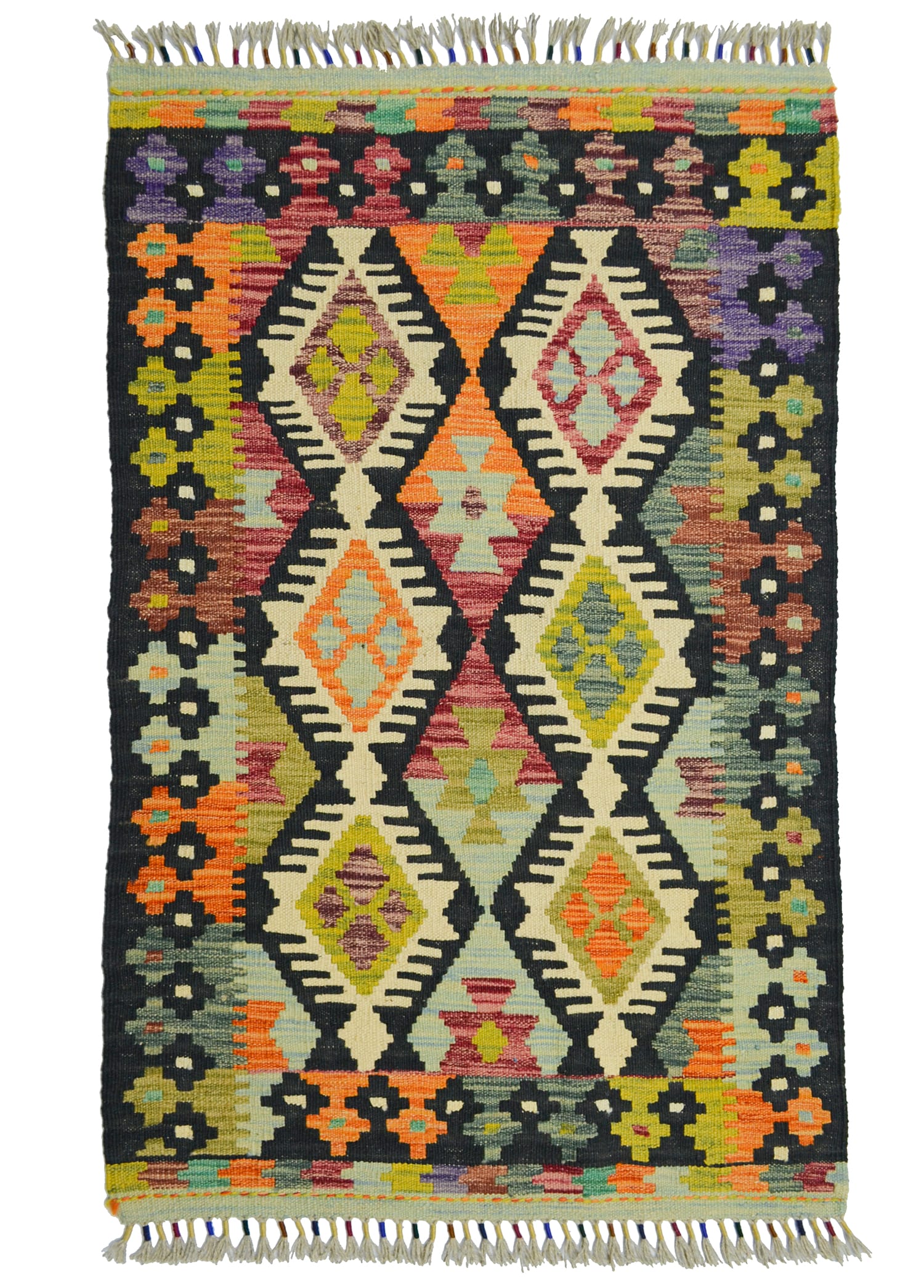 El Dokuma Afgan Kilim 80x122 cm (0.98 m²)