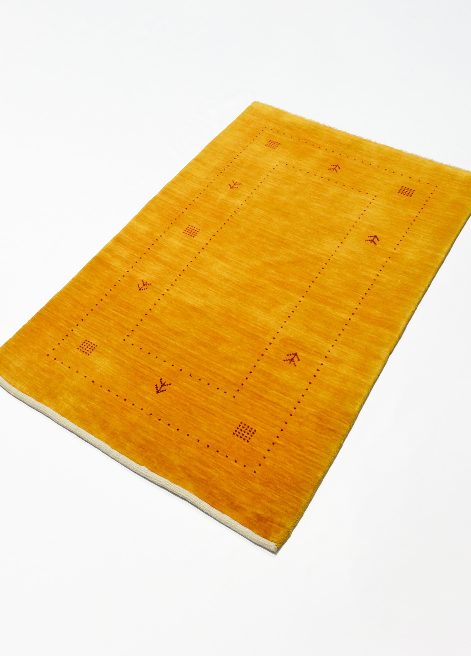Lori Hardal Sarısı Modern El Dokuma Halısı 95x150 cm (1.42 m²)