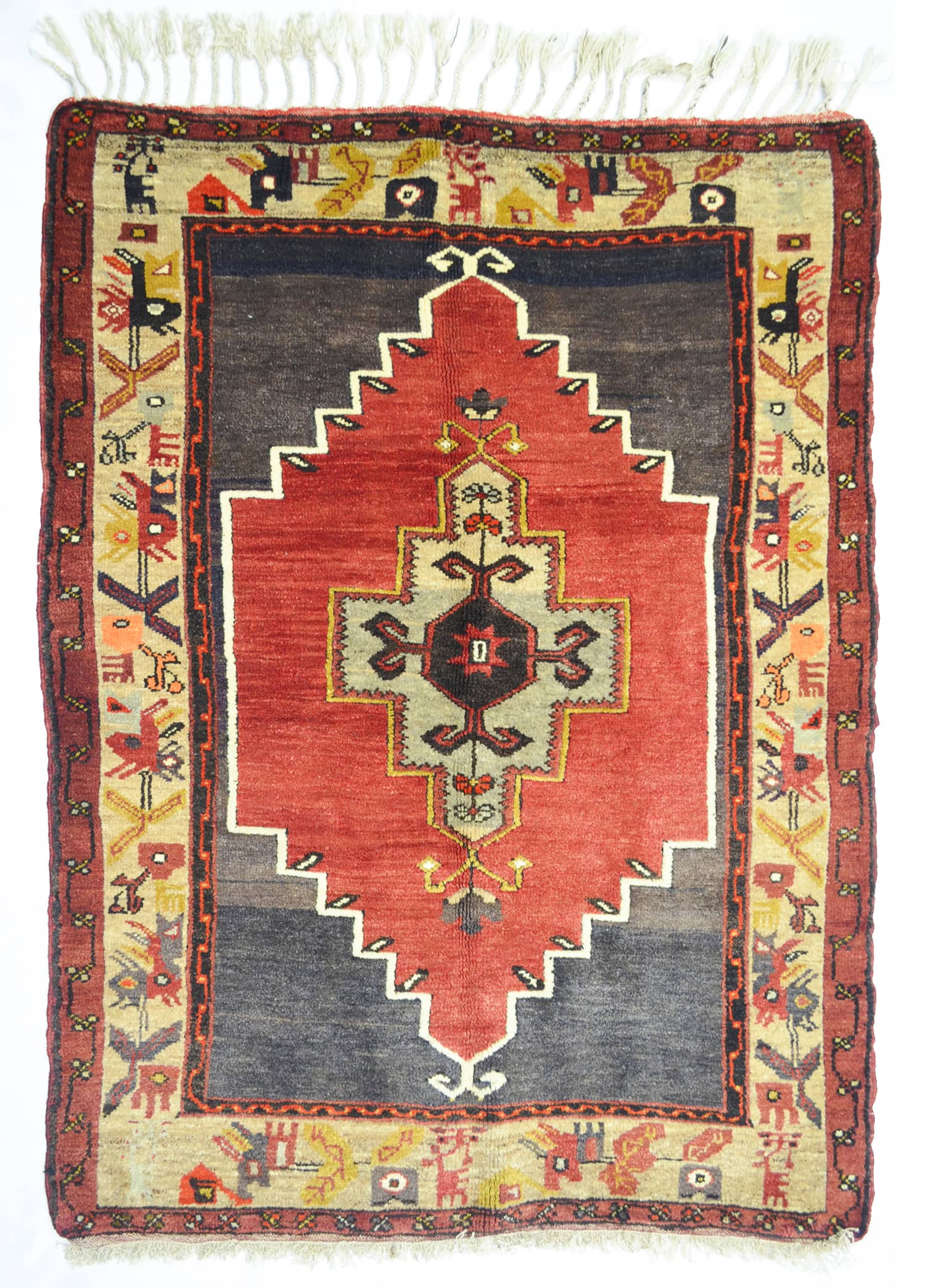 Antika El Dokuma Adana Halısı 104x140 cm (1.46 m²)