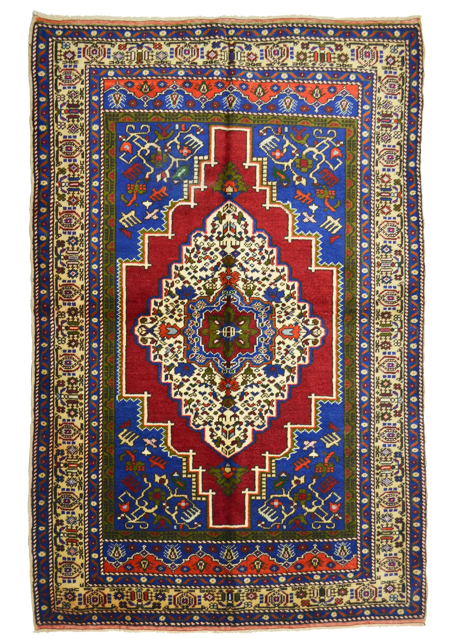 Taşpınar El Dokuma Madalyonlu Halı 126x201 cm (2.53 m²)
