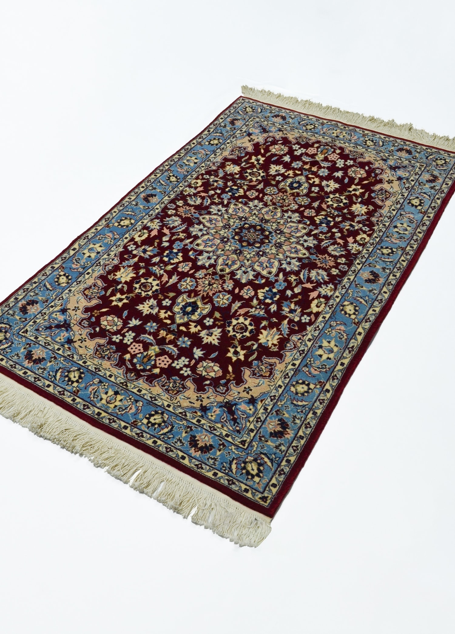 El Dokuma İran İsfahan Halısı 93x155 cm (1.44 m²)