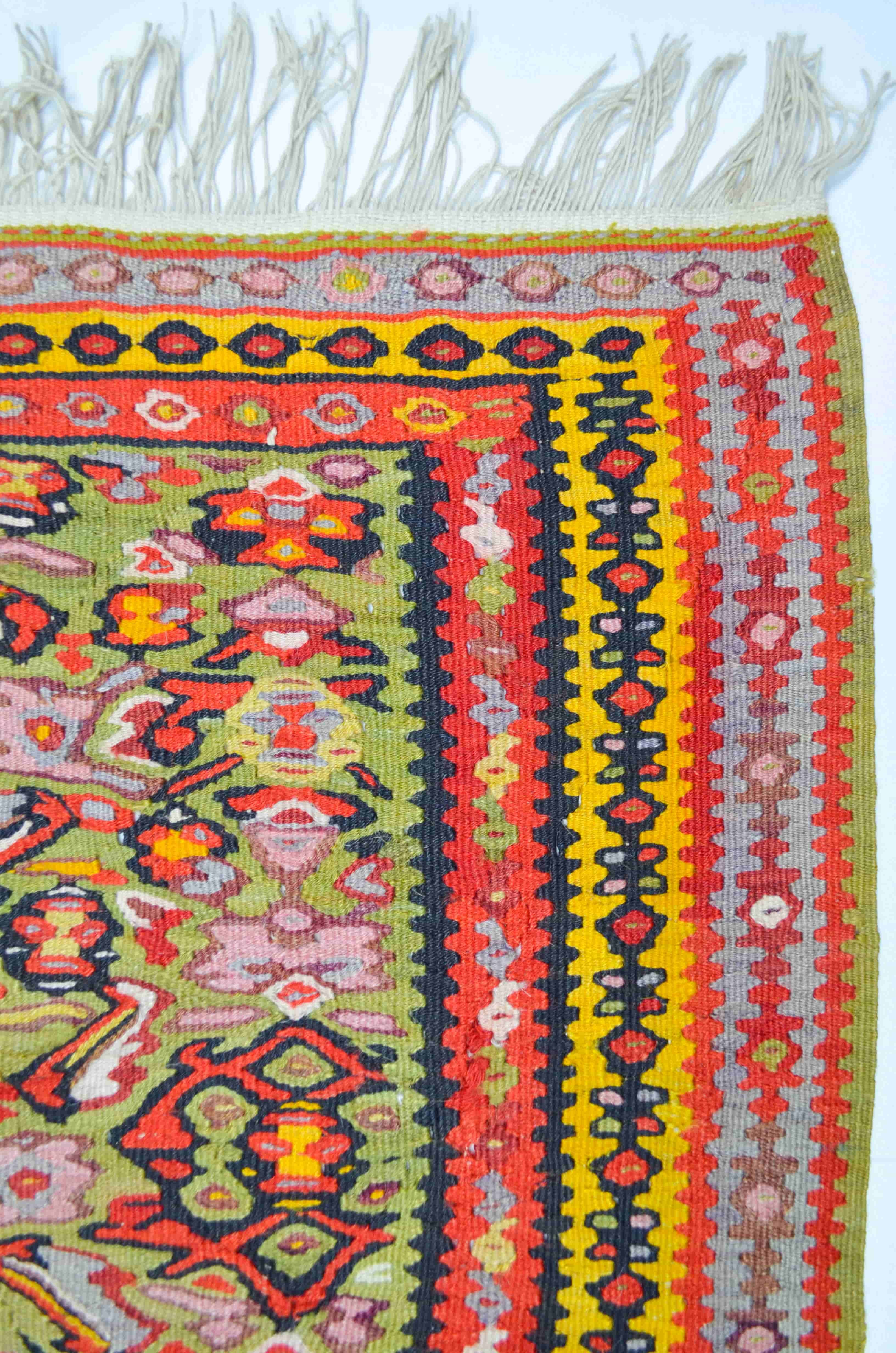 El Dokuma Rengârenk İran Sine Kilim 102x144 cm (1.47 m²)