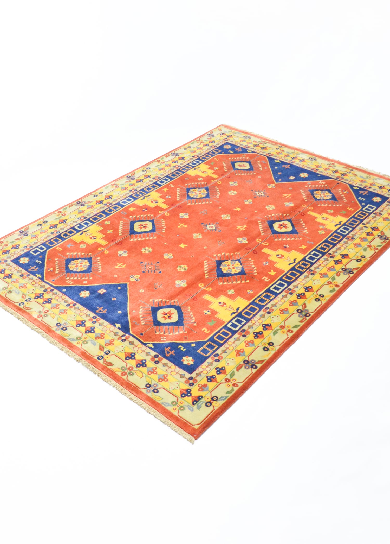 El Dokuma İran Kaşkuli Halısı 168x231 cm (3.88 m²)
