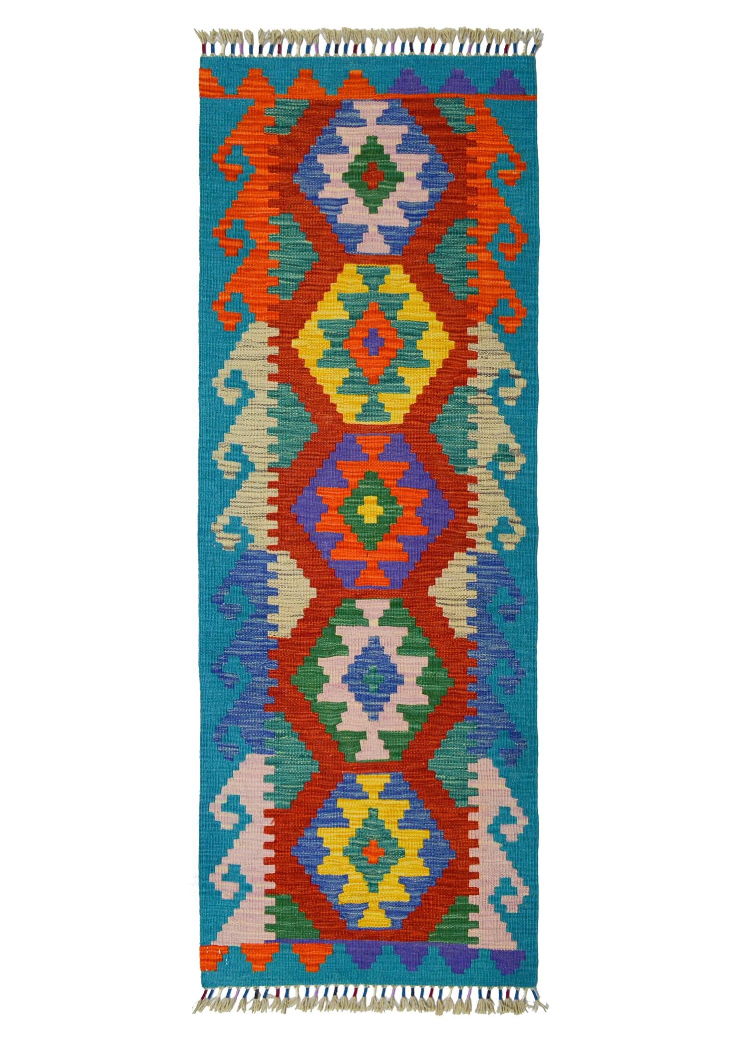 El Dokuma Afgan Kilim Yolluk 61x173 cm (1.06 m²)