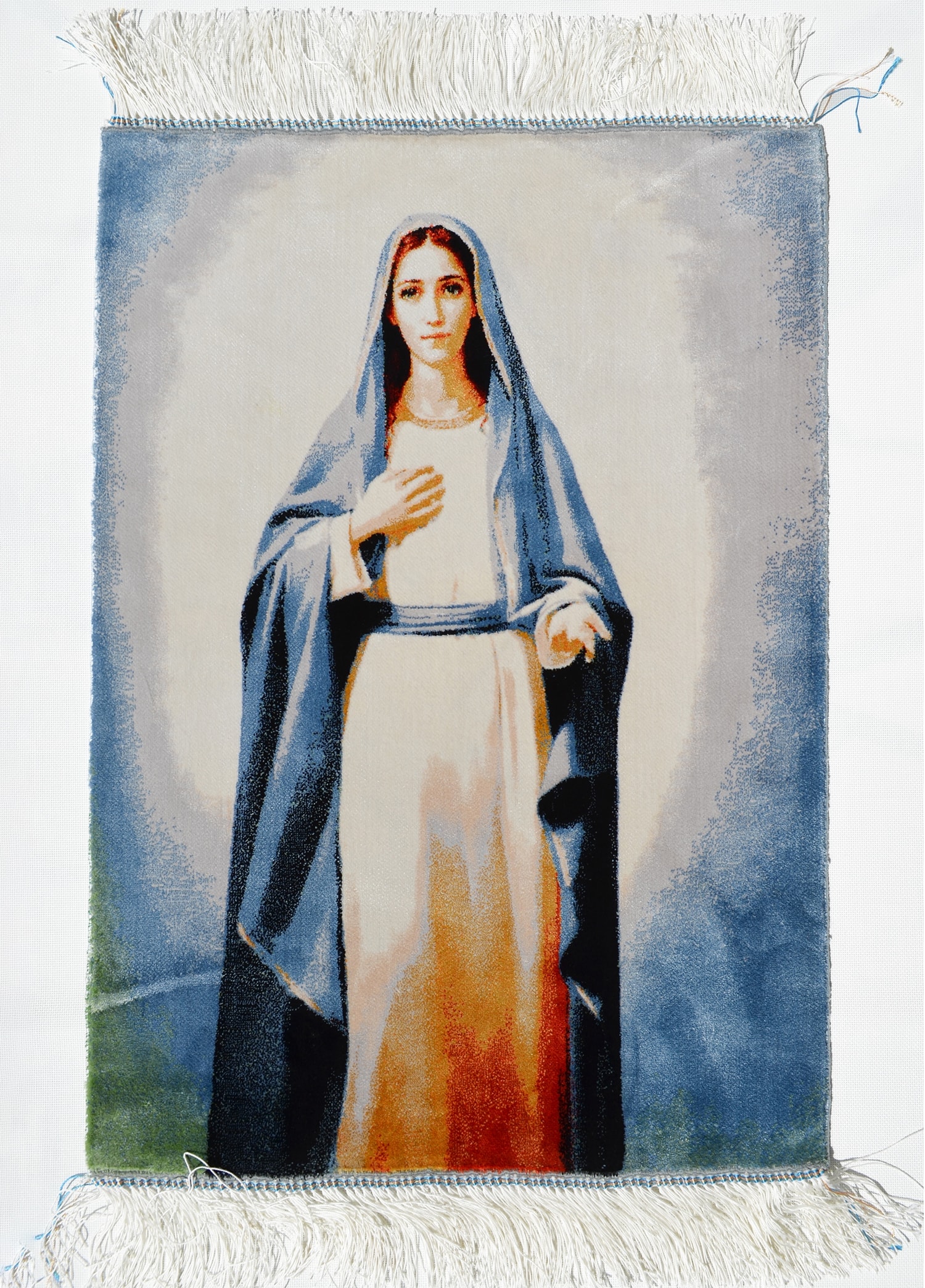 Meryem Ana Portresi Tablo Halı 50x70 cm (0.35 m²)