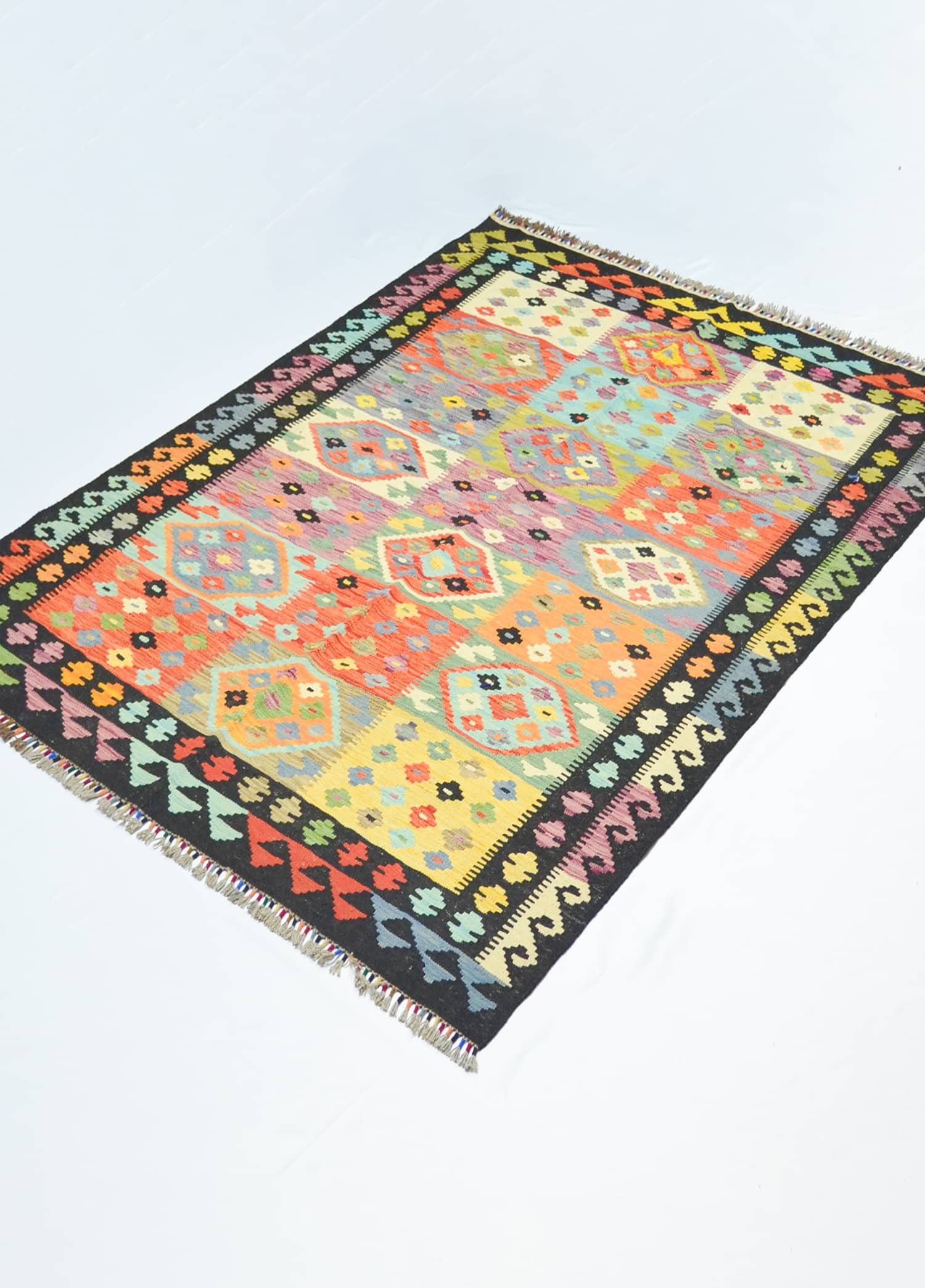 El Dokuma Afgan Kilim 174x241 cm (4.19 m²)