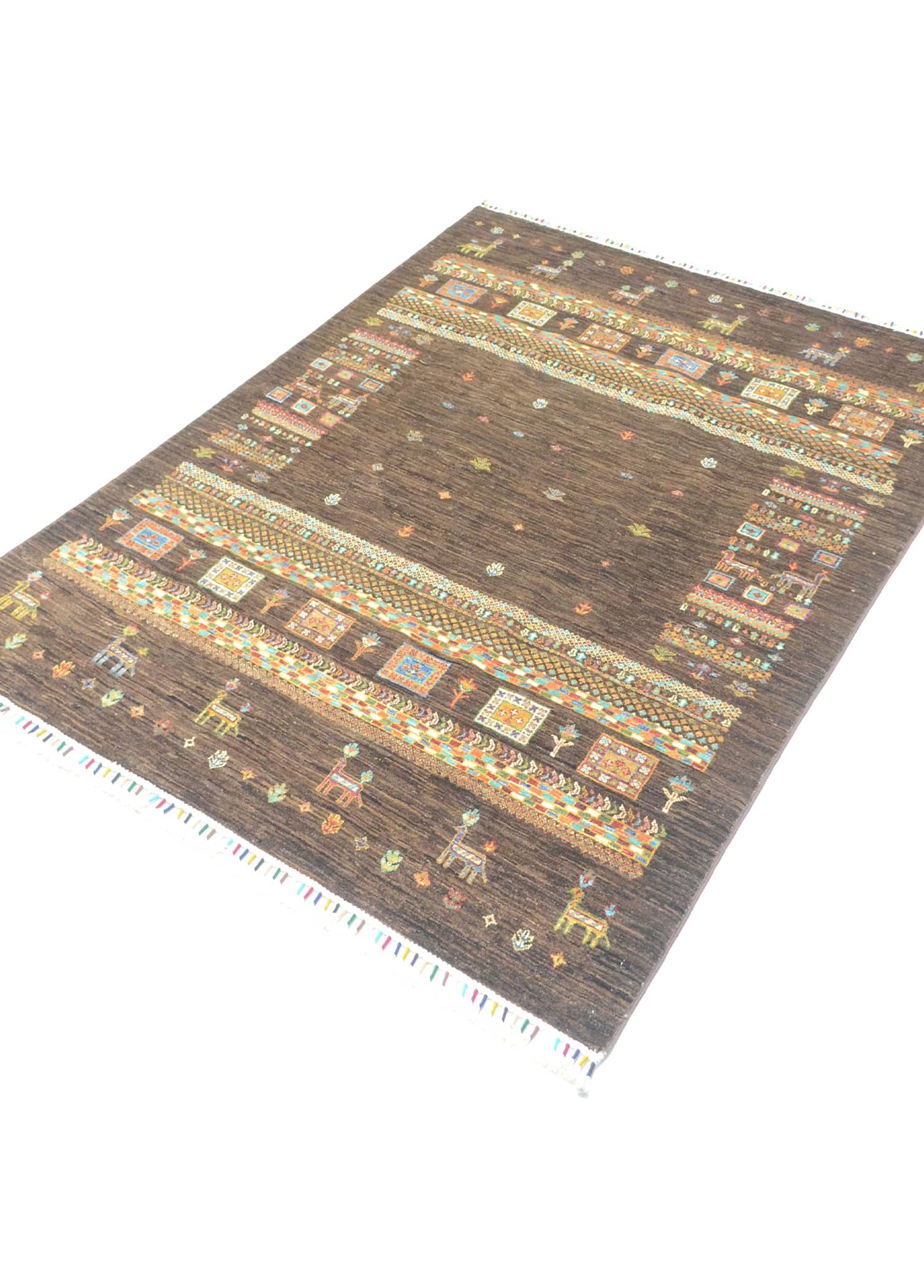 Afgan Gabbe El Dokuma Halısı 153x197 cm (3.01 m²)