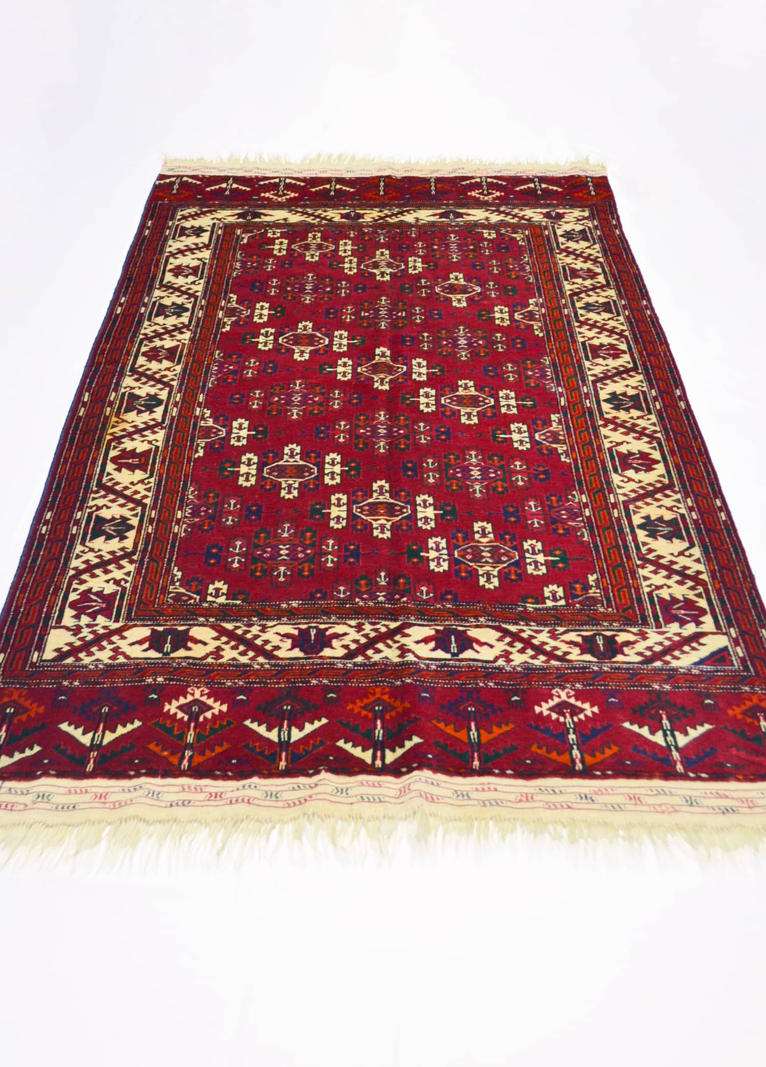Türkmen Buhara El Dokuma Halısı 130x193 cm (2.51 m²)