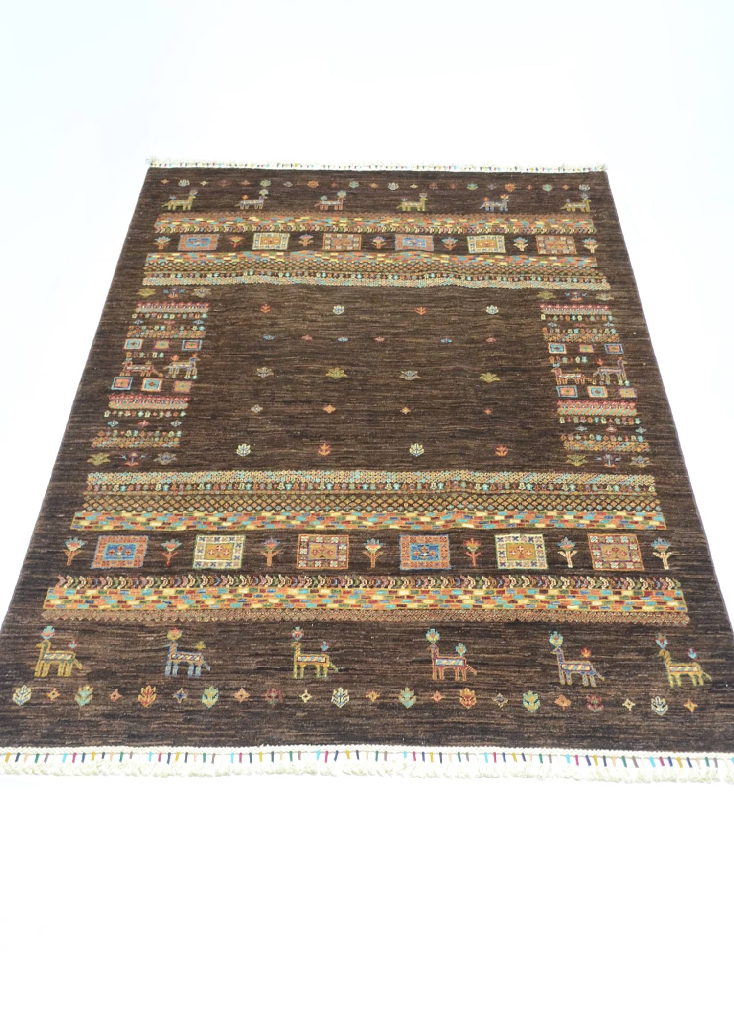 Afgan Gabbe El Dokuma Halısı 153x197 cm (3.01 m²)