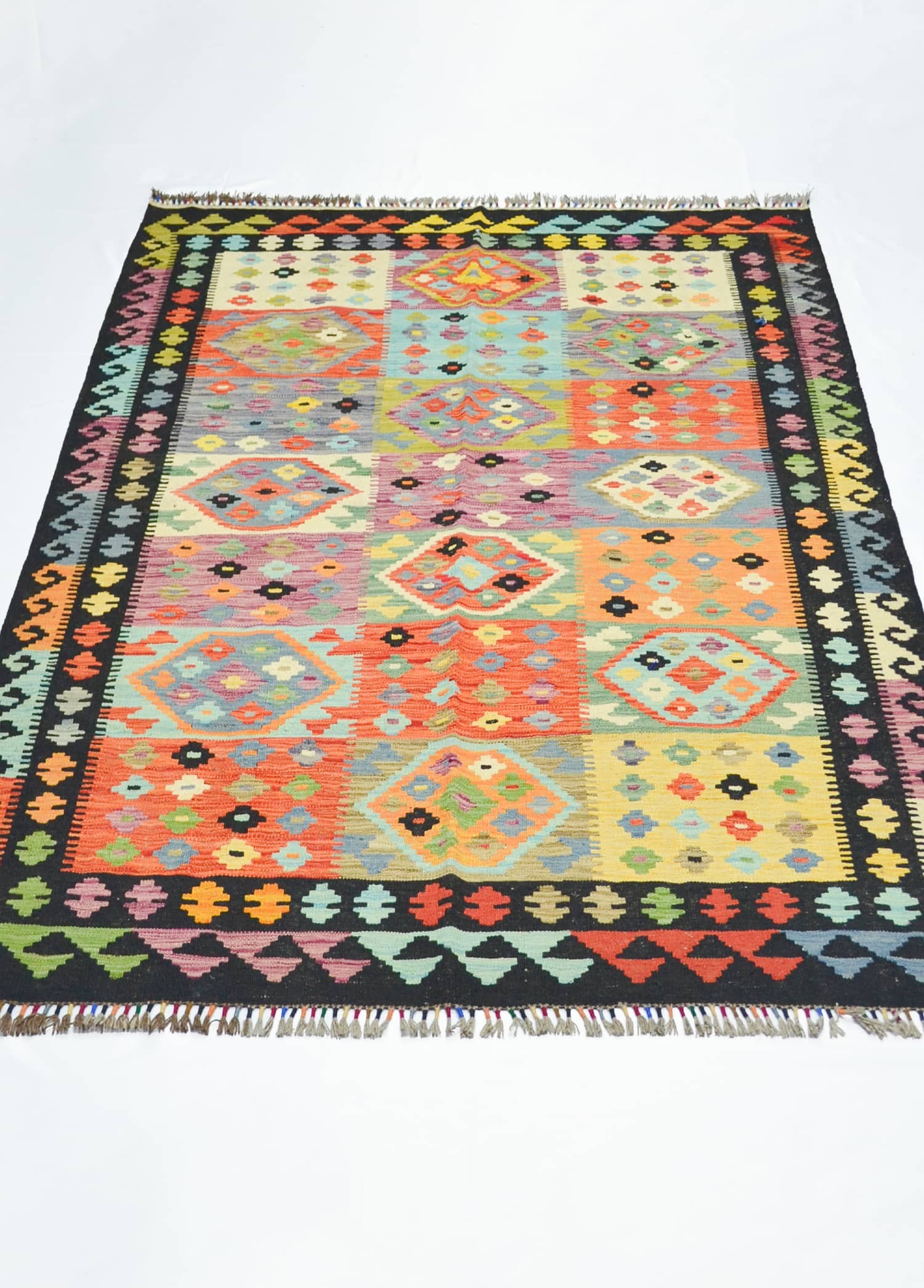 El Dokuma Afgan Kilim 174x241 cm (4.19 m²)