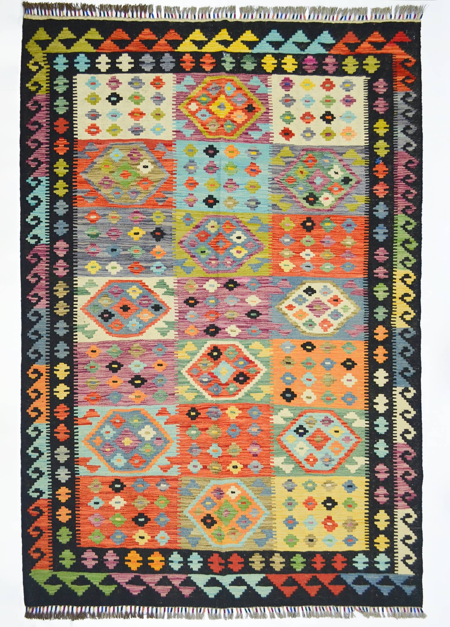 El Dokuma Afgan Kilim 174x241 cm (4.19 m²)