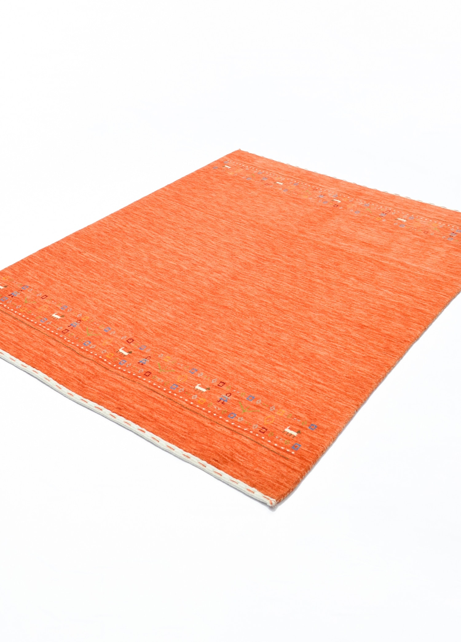 Lori Turuncu Renk Modern El Dokuma Halısı 140x200 cm (2.8 m²)
