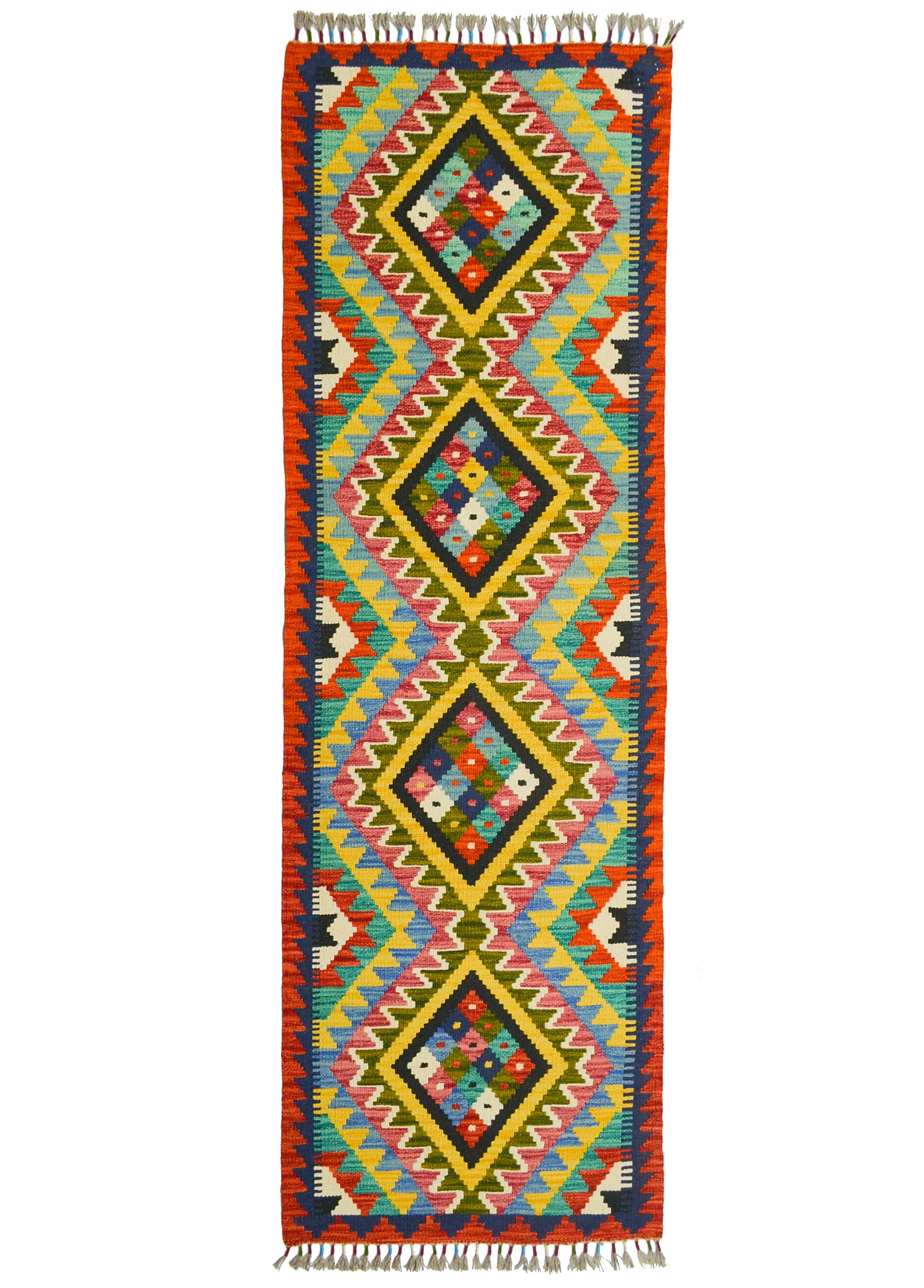 El Dokuma Afgan Kilim Yolluk 60x190 cm (1.14 m²)