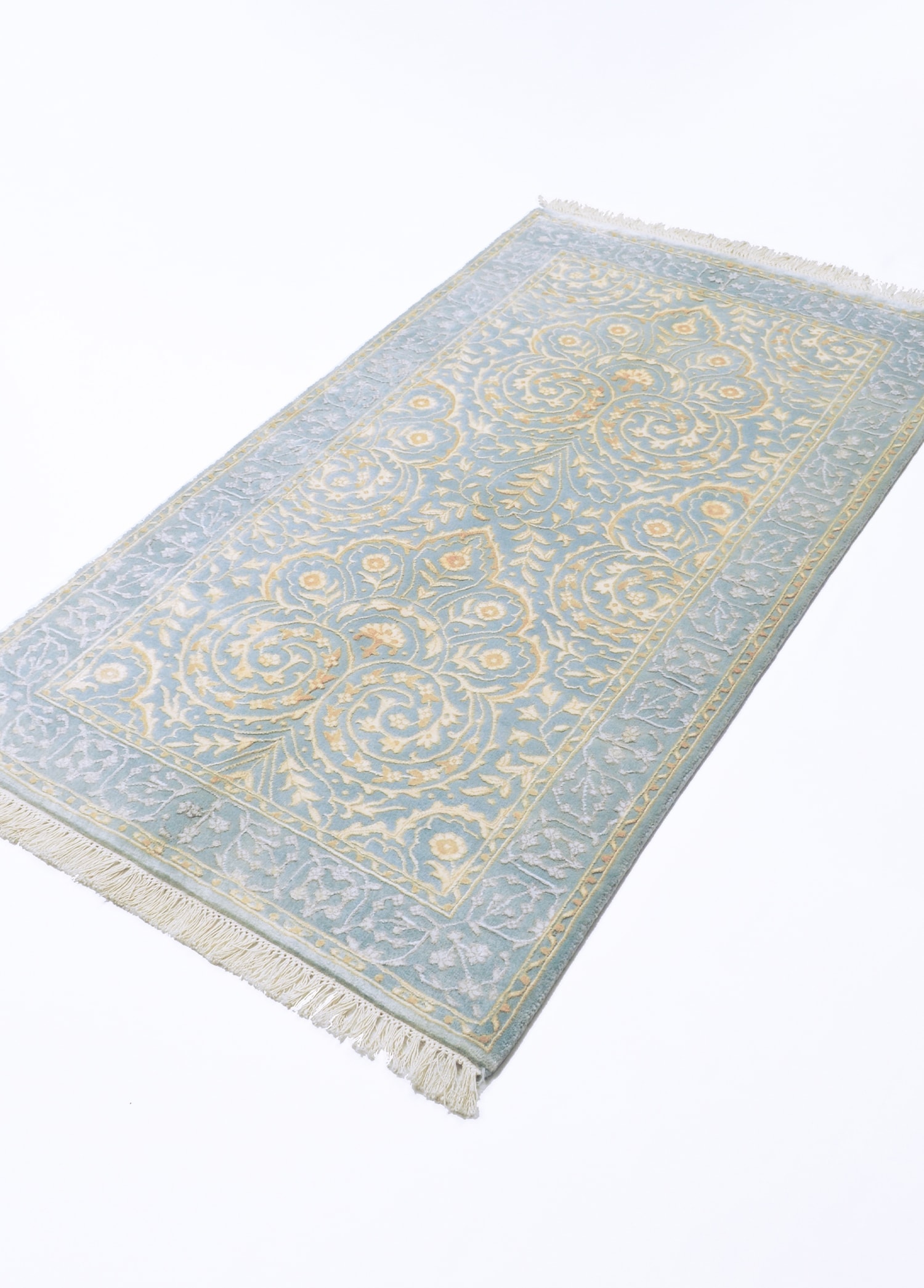 Pelas El Dokuma İpekli Uşak Halısı 82x146 cm (1.2 m²)