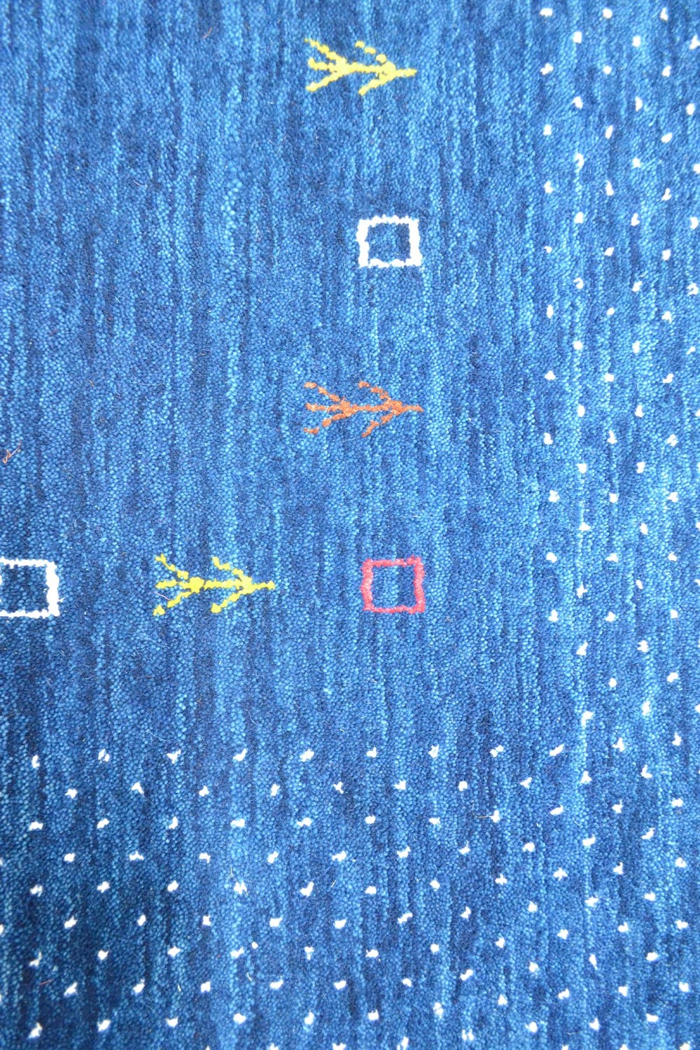 Lori Lacivert Renk Modern El Dokuma Halısı (120x180 cm)
